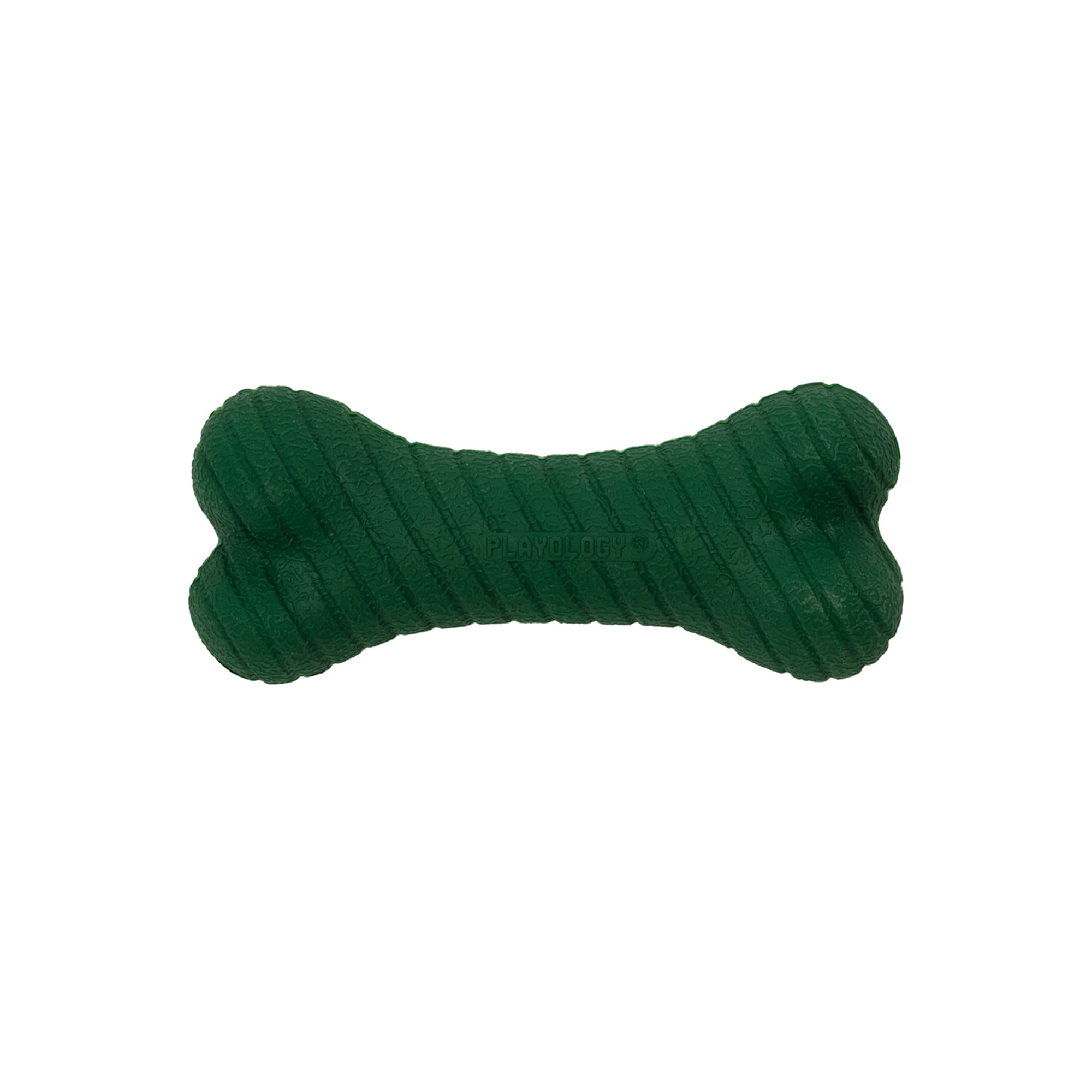 Playology Plush Squeaky Bone Peanut Butter Dog Toy, Medium, Petco