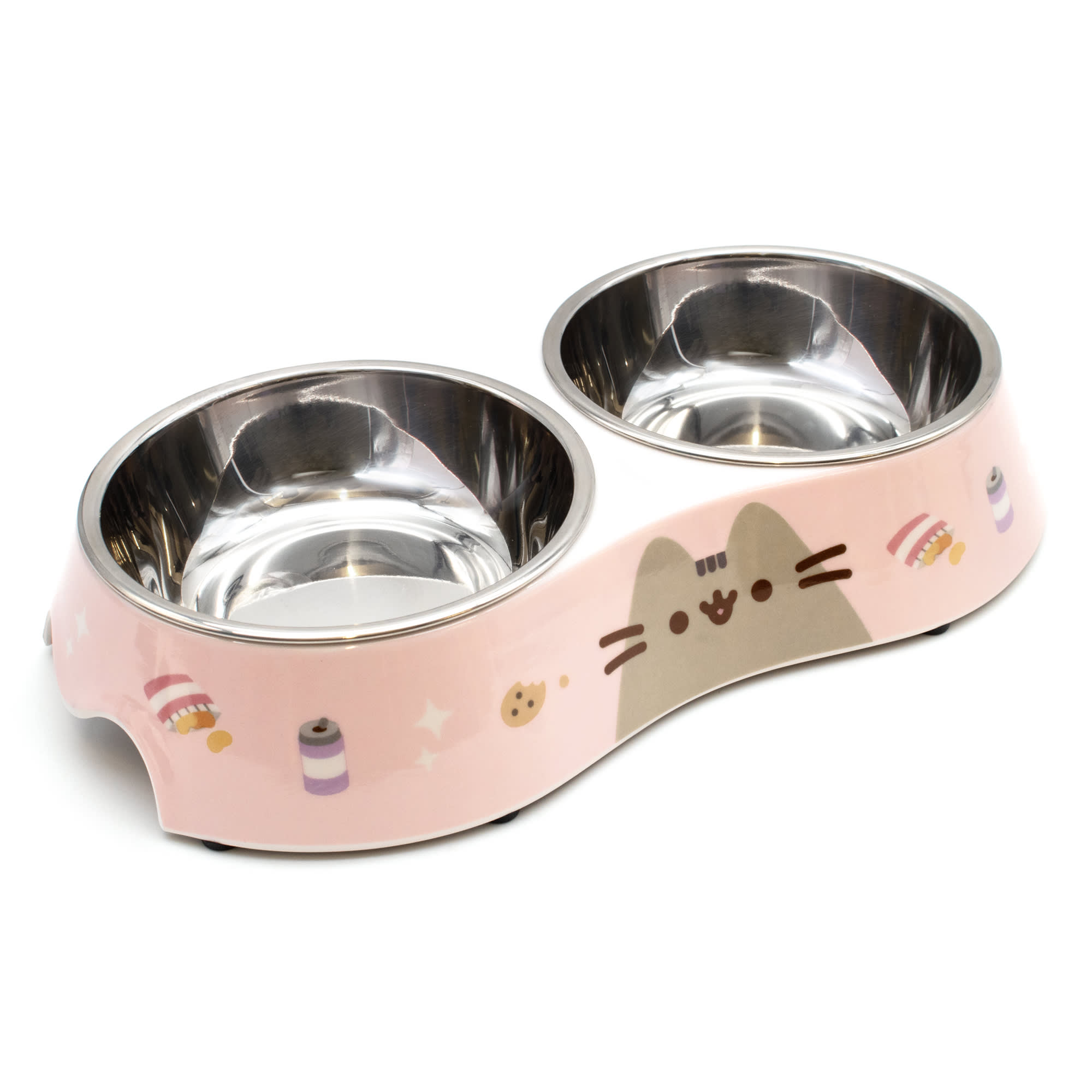 EveryYay Better Together Elevated Stainless-Steel Cat Bowl, 0.75 Cups