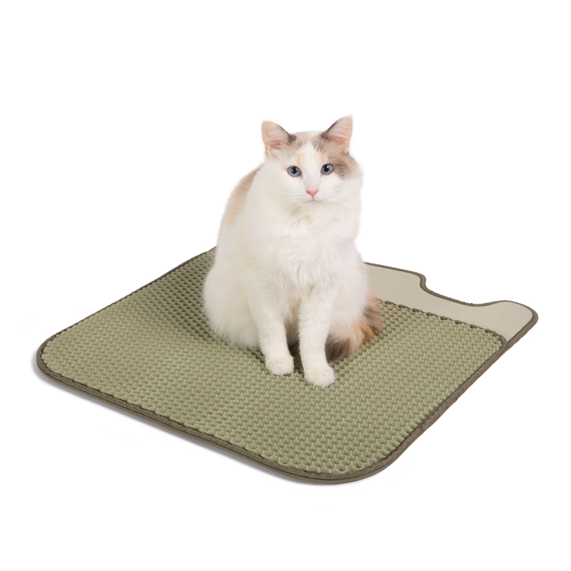 Drymate Cat Litter Mat Extra Large Tan Paw Absorbent Fabric