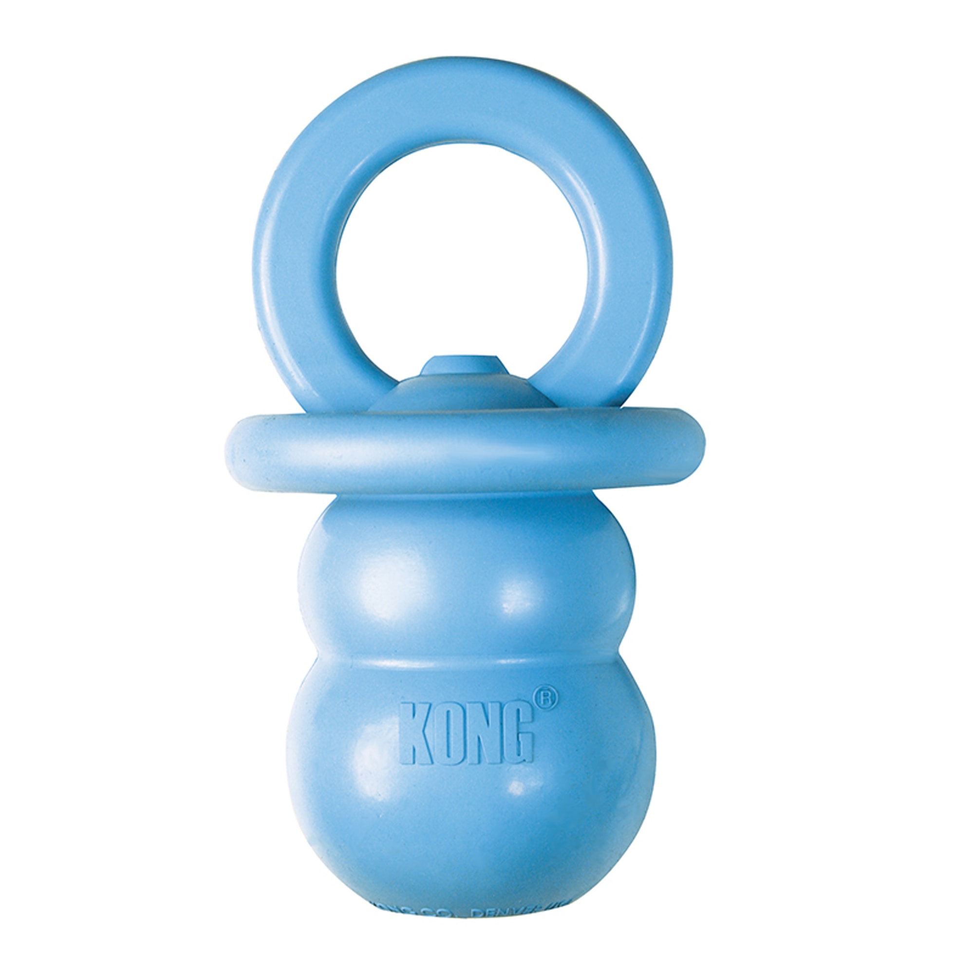 Photos - Dog Toy KONG Puppy Binkie Assorted Toy, Small, Blue KP37 