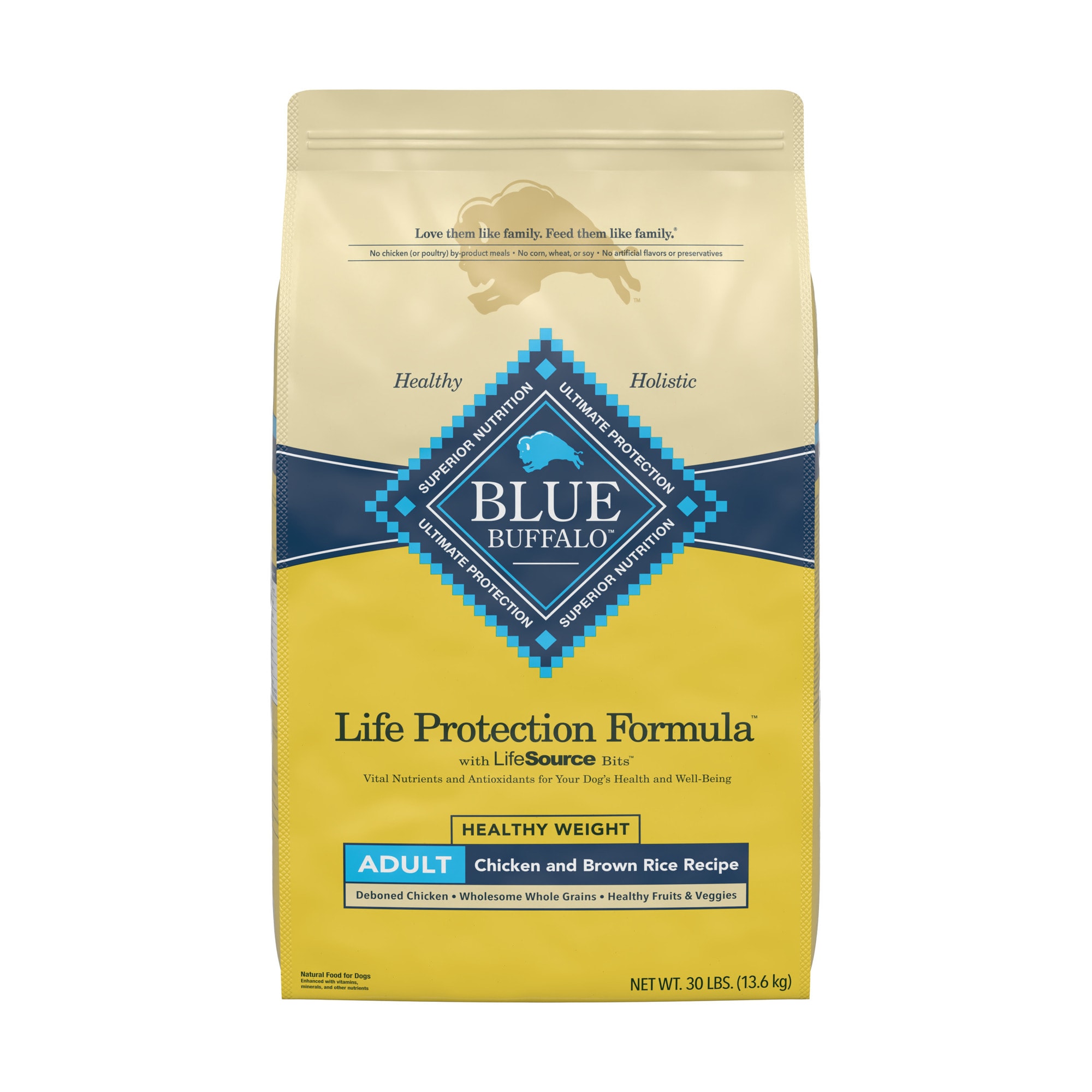Photos - Dog Food Blue Buffalo Blue Life Protection Formula Adult Healthy Weigh 