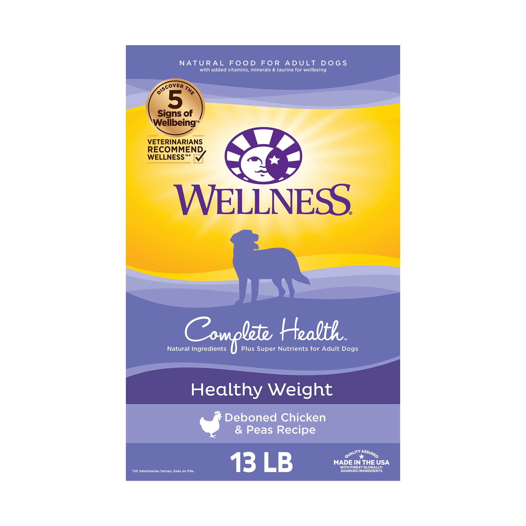 Photos - Dog Food Wellness Complete Health Natural Healthy Weight Recipe Dry Dog Fo 