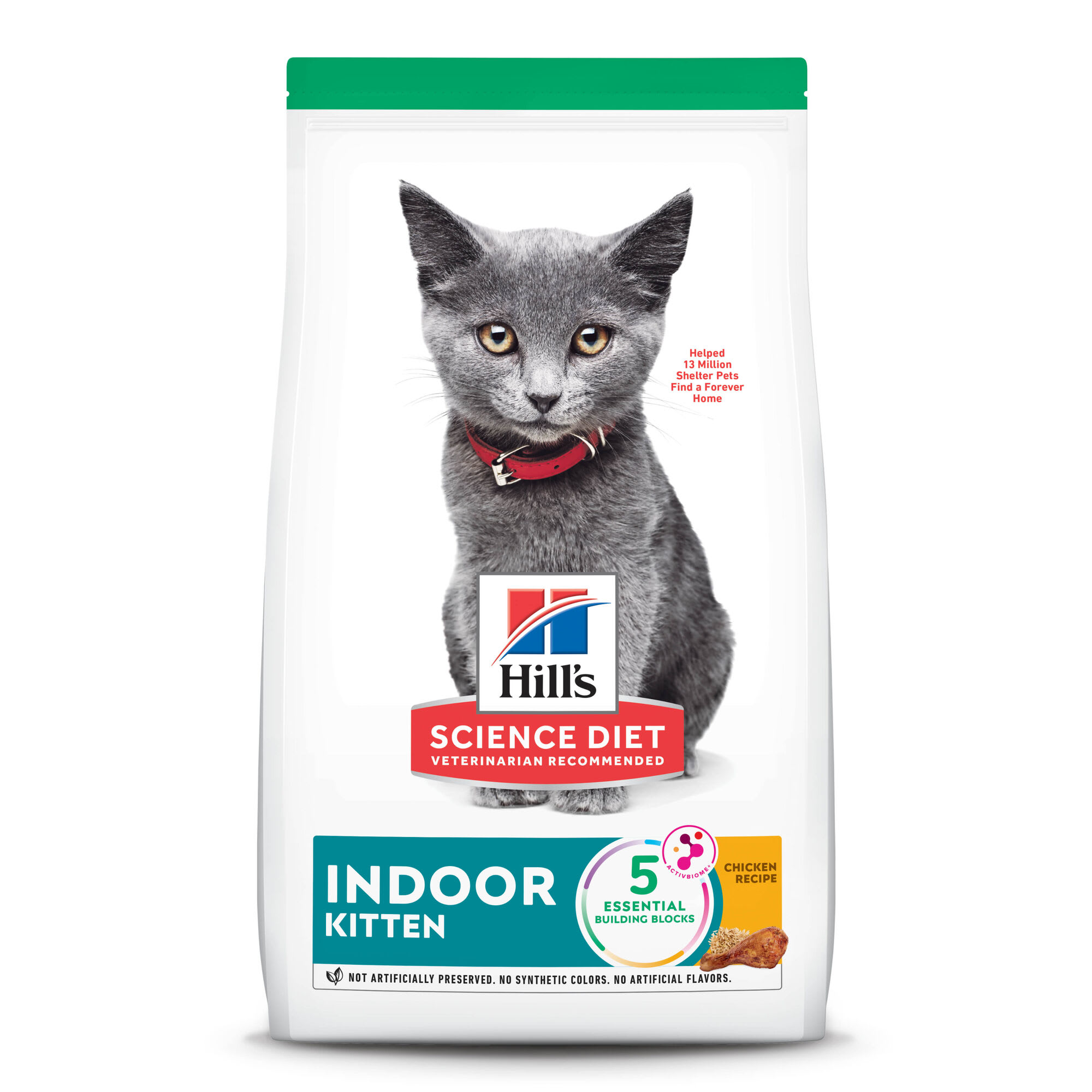 UPC 052742713106 product image for Hill's Science Diet Indoor Chicken Recipe Dry Kitten Food 3.5 lbs. | upcitemdb.com