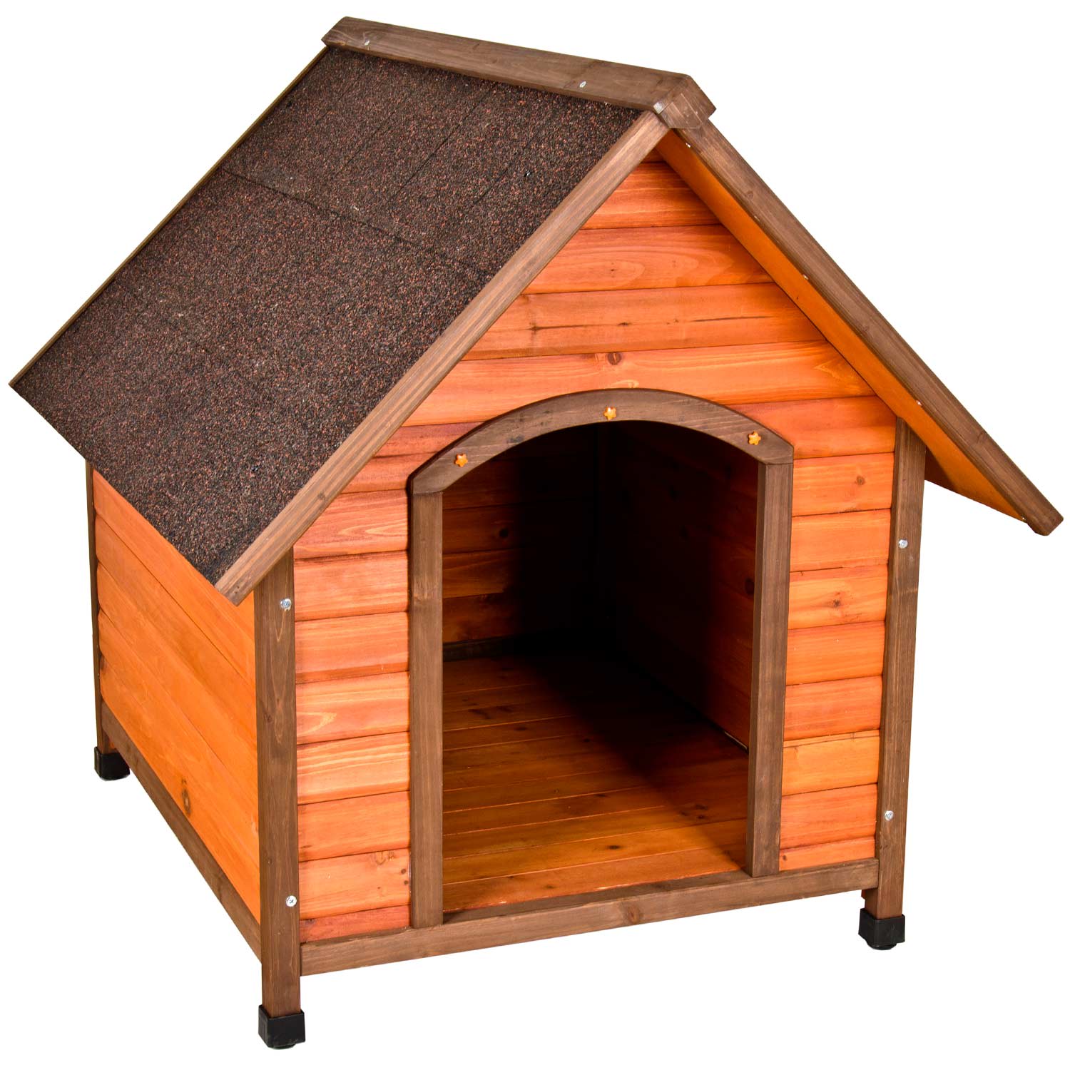 Photos - Pet Carrier / Crate WARE WARE Premium Plus A-Frame Dog House, Small, Brown 01705