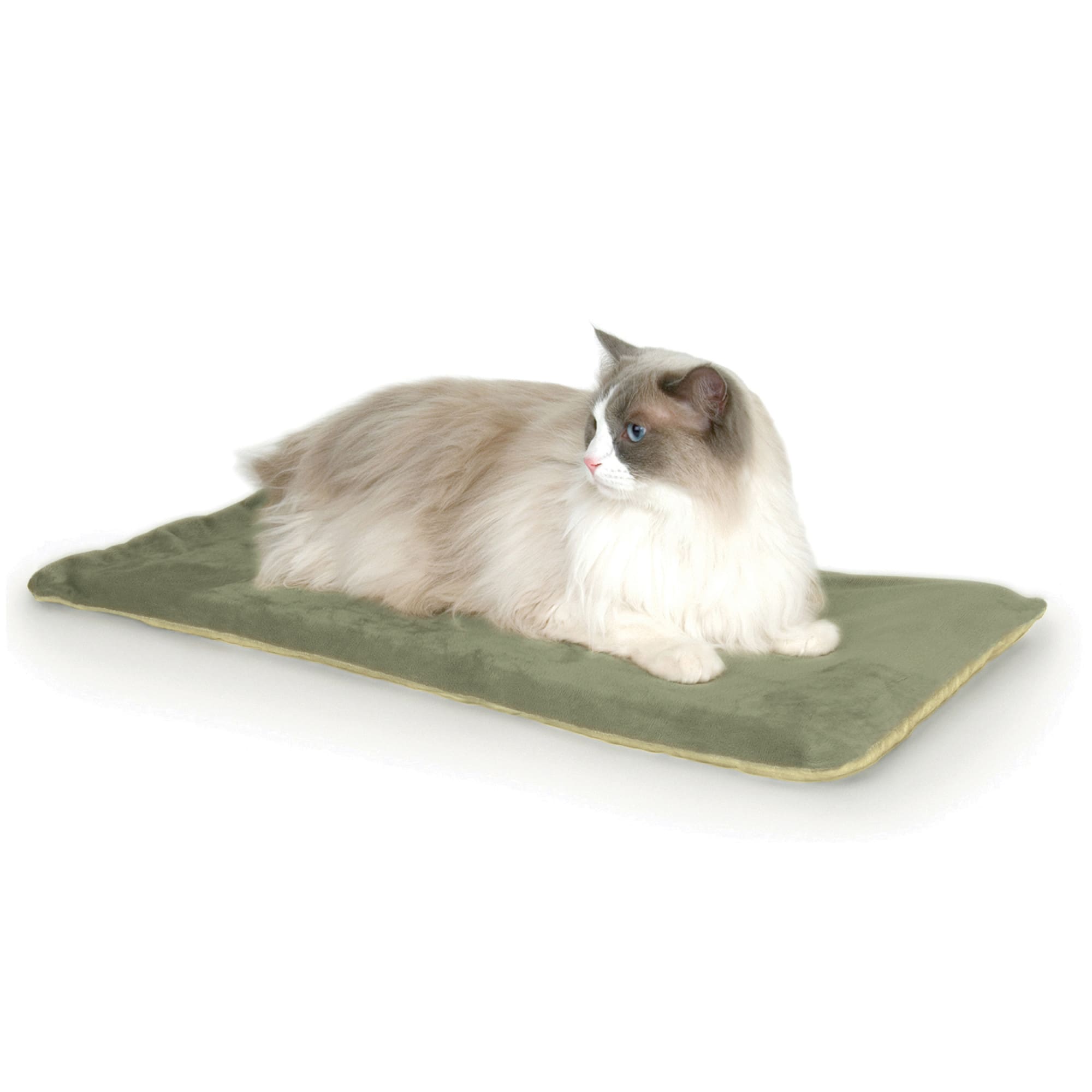 Photos - Bed & Furniture K&H Thermo-Kitty Mat in Sage, 12.5" L x 25" W, Small, Green 100213075 