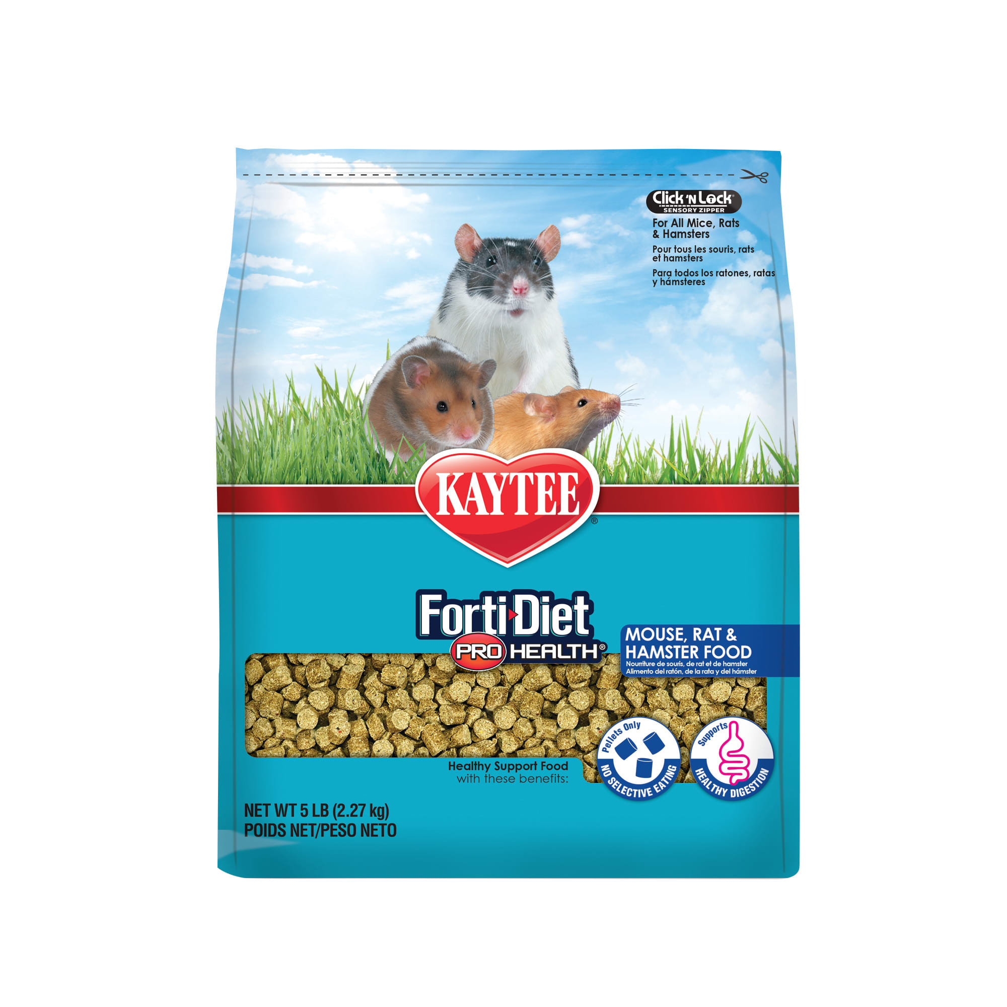 UPC 071859000015 product image for Kaytee Forti-Diet Pro Health Mouse, Rat Food, 5 lbs. | upcitemdb.com