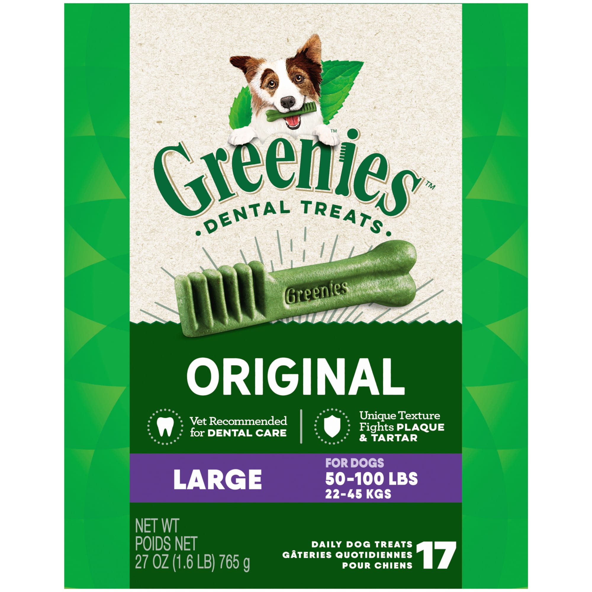 Photos - Dog Food Greenies Original Large Natural Dog Dental Care Chews Oral Health 
