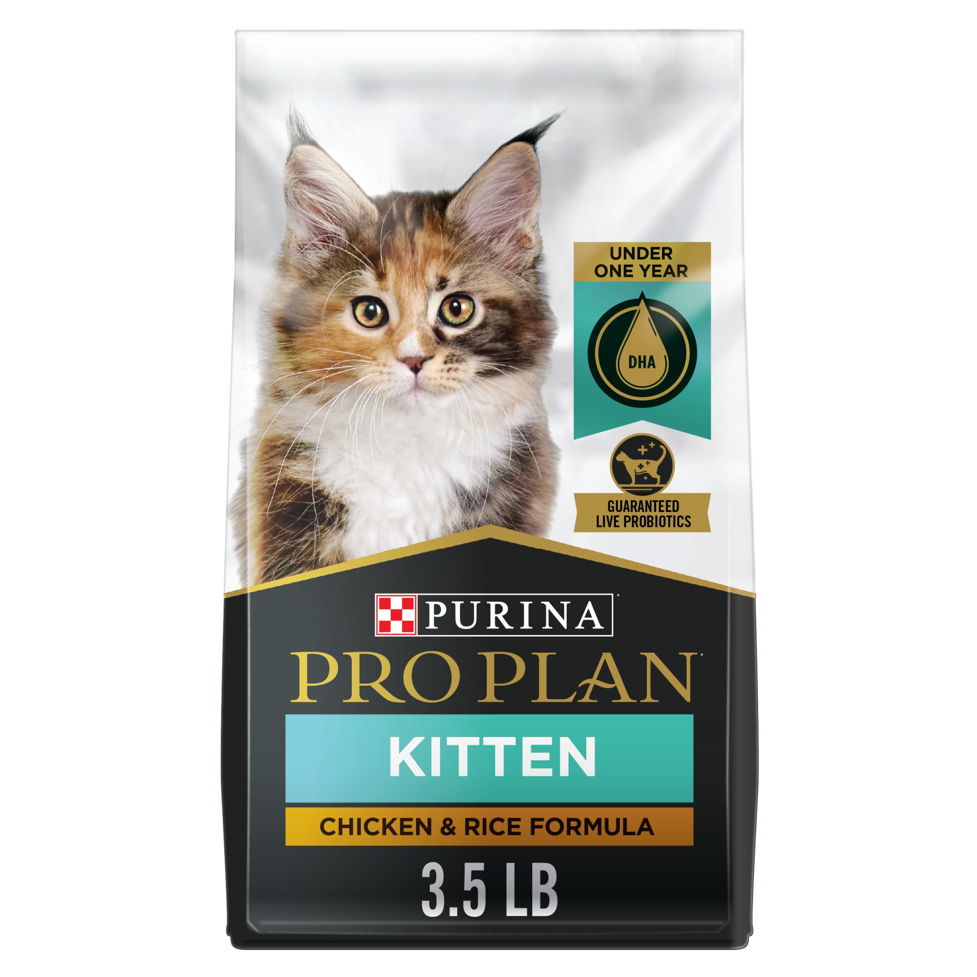 UPC 038100131706 product image for Purina Pro Plan With Probiotics High Protein Chicken & Rice Formula Dry Kitten F | upcitemdb.com