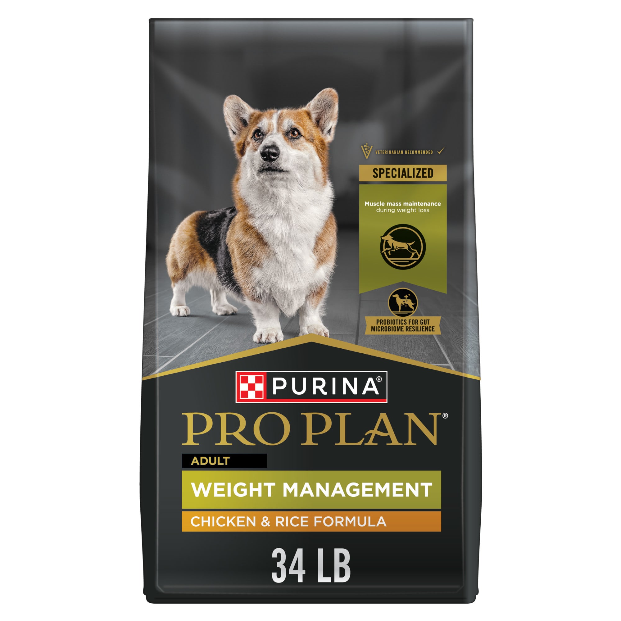 Photos - Dog Food Pro Plan Purina  Purina  with Probotics Weight Management Chicken & 