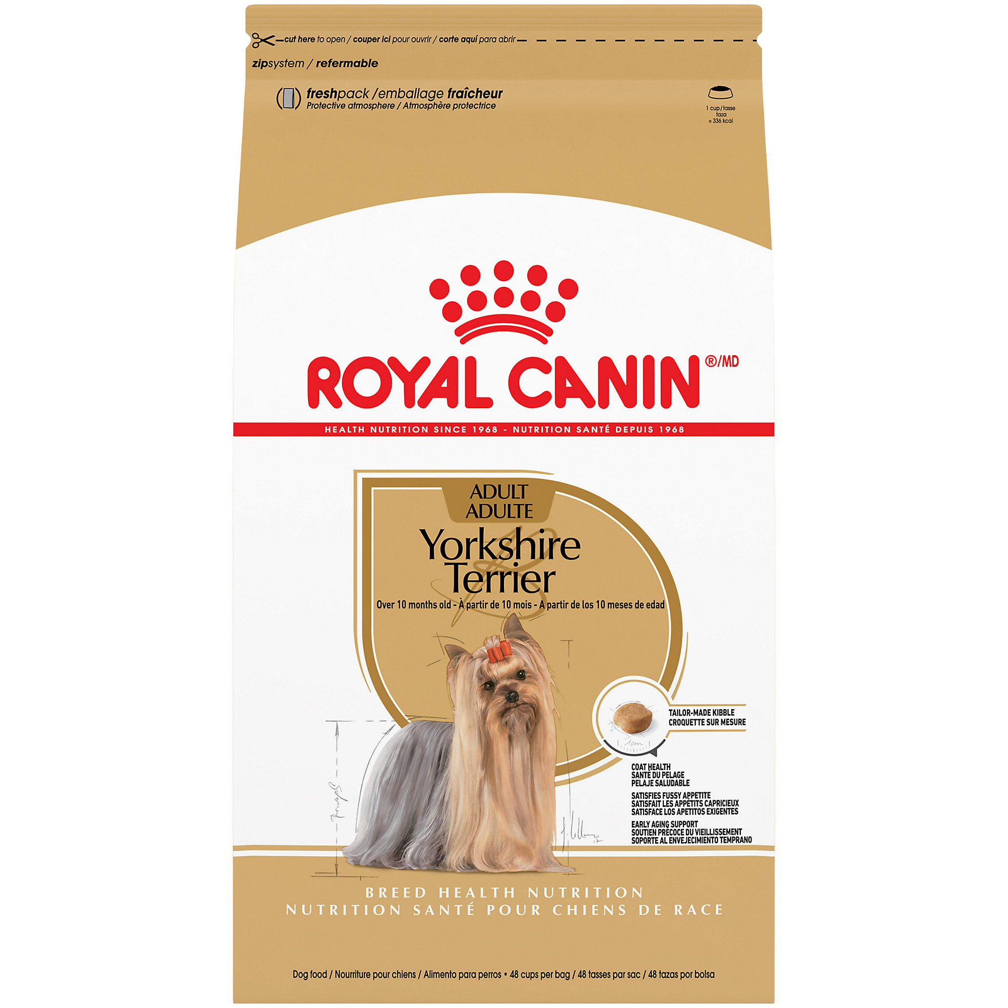 Photos - Dog Food Royal Canin Breed Health Nutrition Yorkshire Terrier Adult Dry 