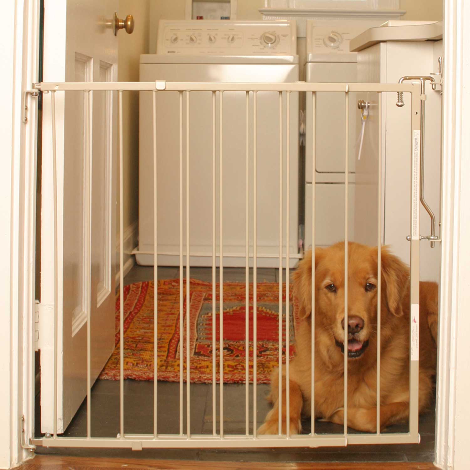 Photos - Pet Carrier / Crate Cardinal Gates Cardinal Gates Taupe Duragate Pet Gate, 2" L X 41.5" W X 29