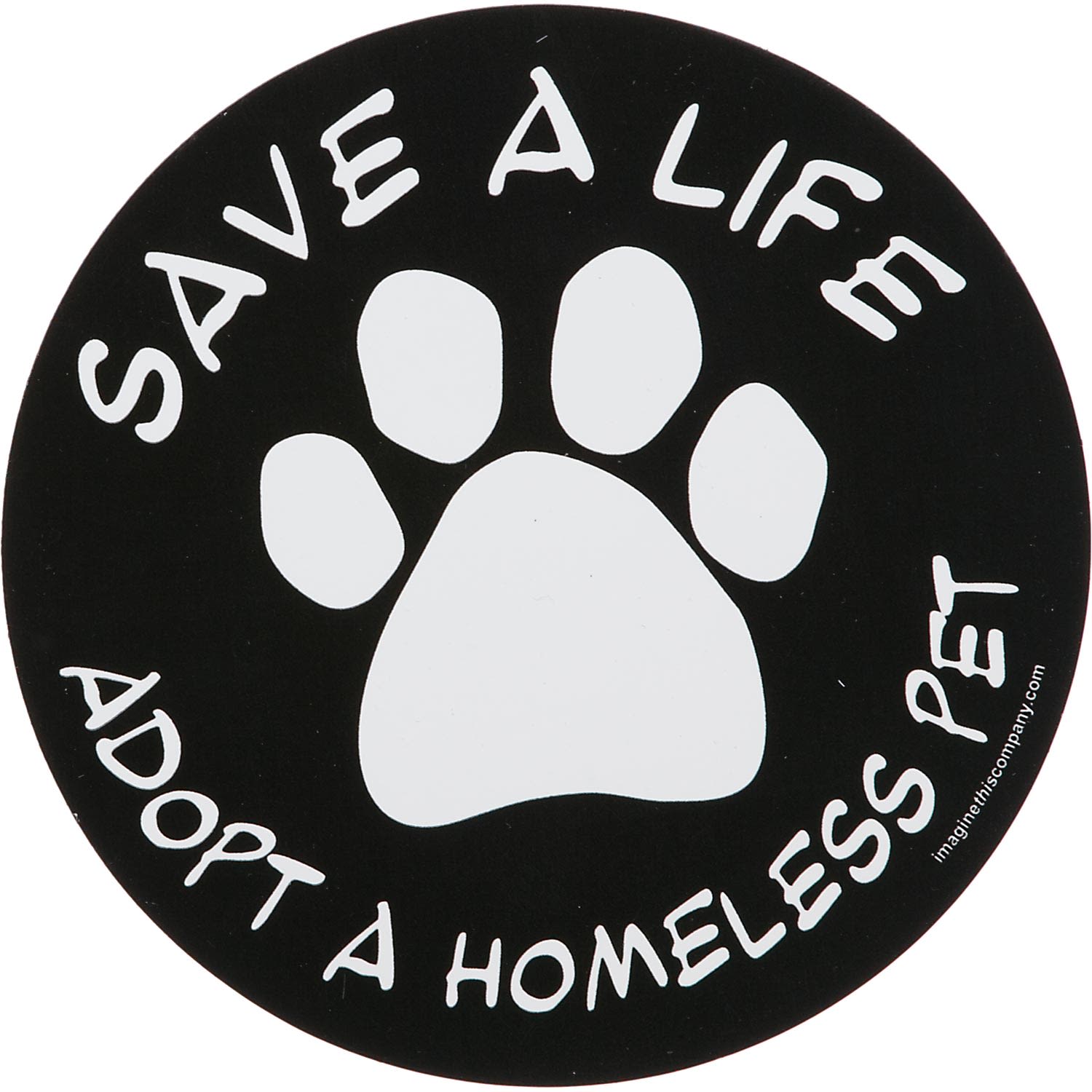 Photos - Photo Frame / Album Imagine This Imagine This Save A Life Adopt A Homeless Pet Car Magnet, 5 I