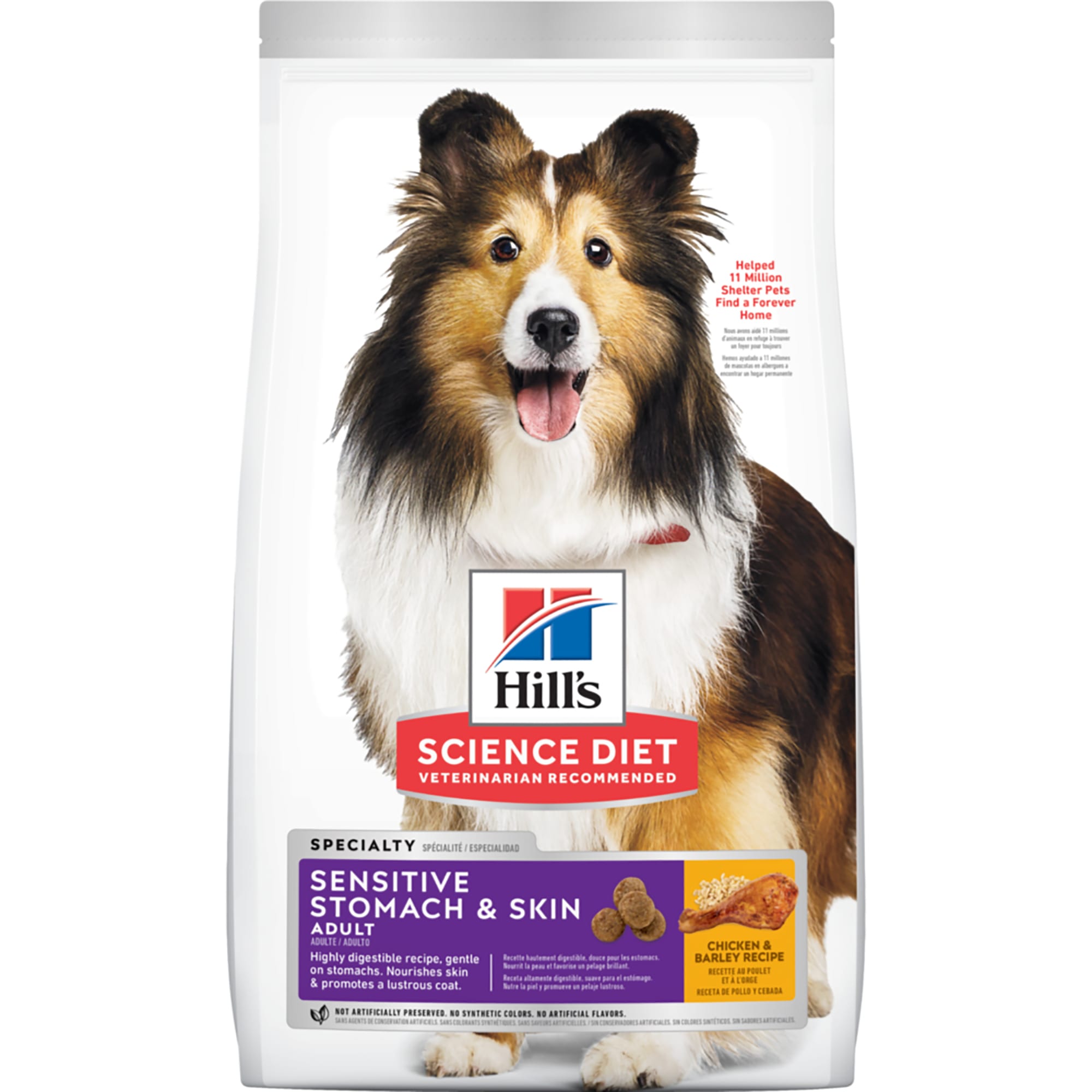 Photos - Dog Food Hills Hill's Hill's Science Diet - Dry  for Sensitive Stomach & Skin, Hi 