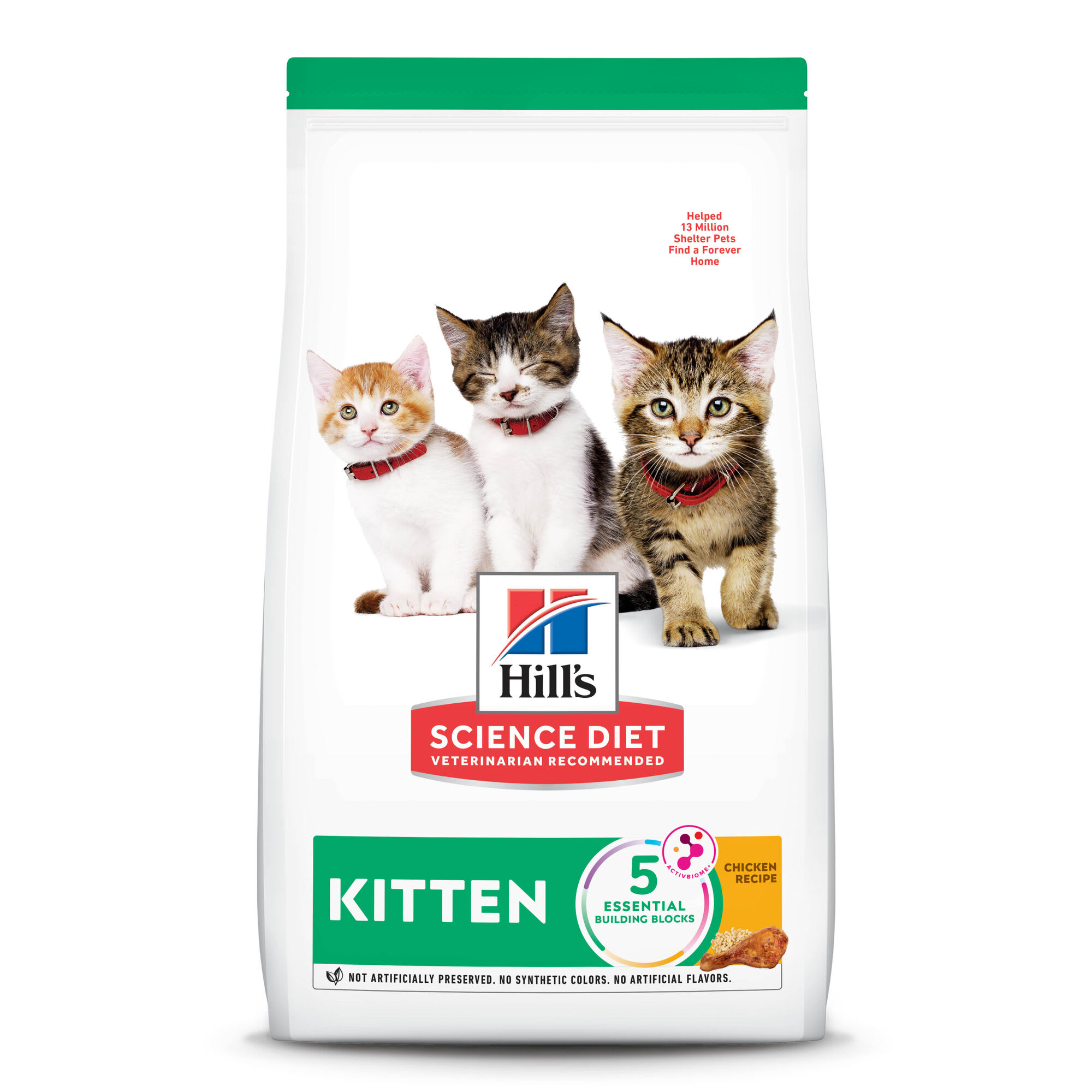 Photos - Cat Food Hills Hill's Hill's Science Diet Chicken Recipe Dry Kitten Food, 7 lbs. 9391 