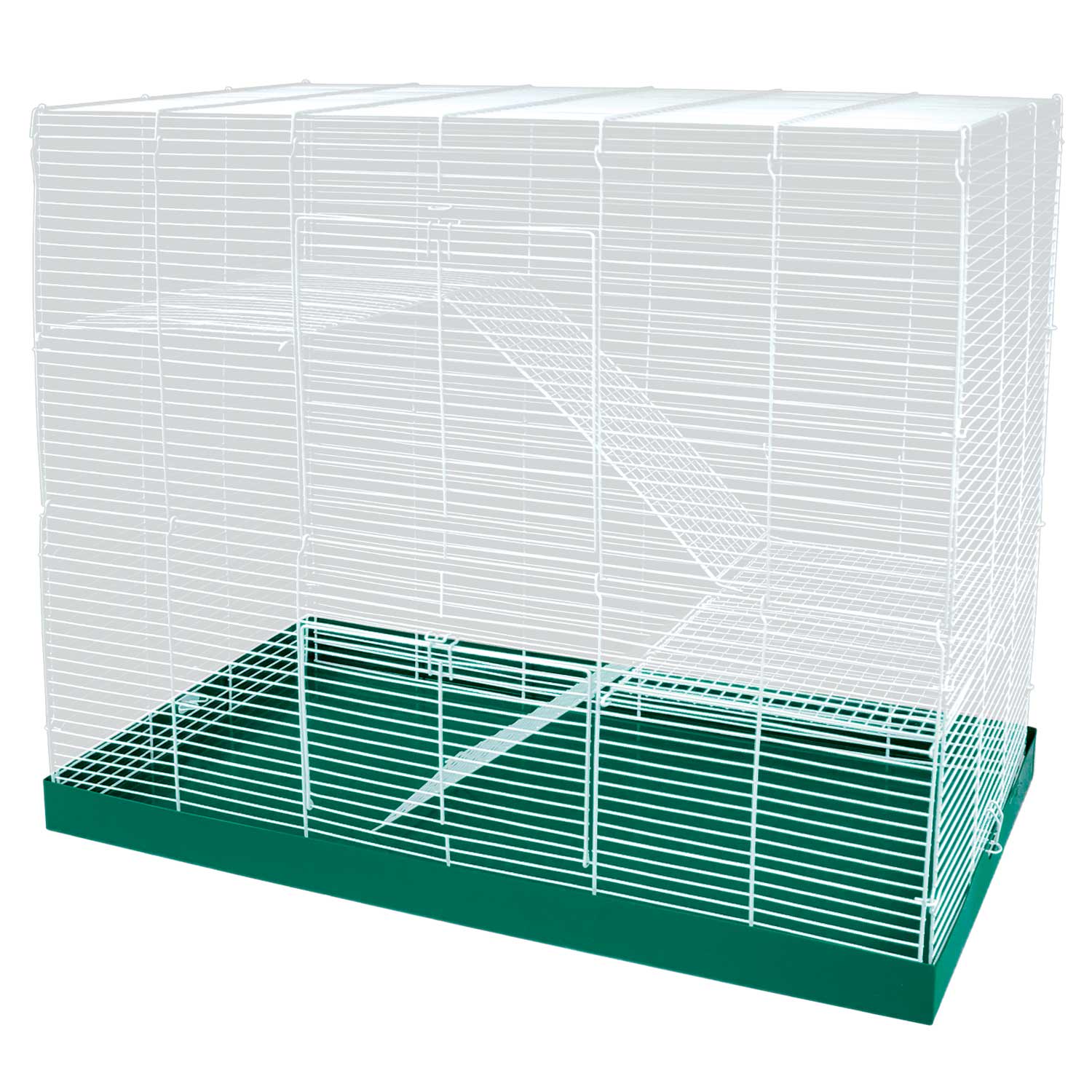 UPC 791611006658 product image for WARE Chew Proof Three Level Small Animal Critter Cage, 15.75 IN, Blue / White | upcitemdb.com