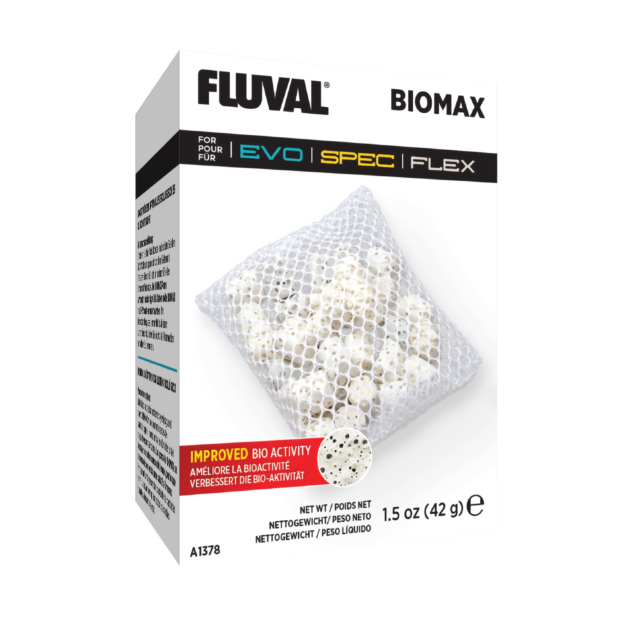 UPC 015561113786 product image for Fluval Spec Biomax Filter Media, 1.5 oz. | upcitemdb.com