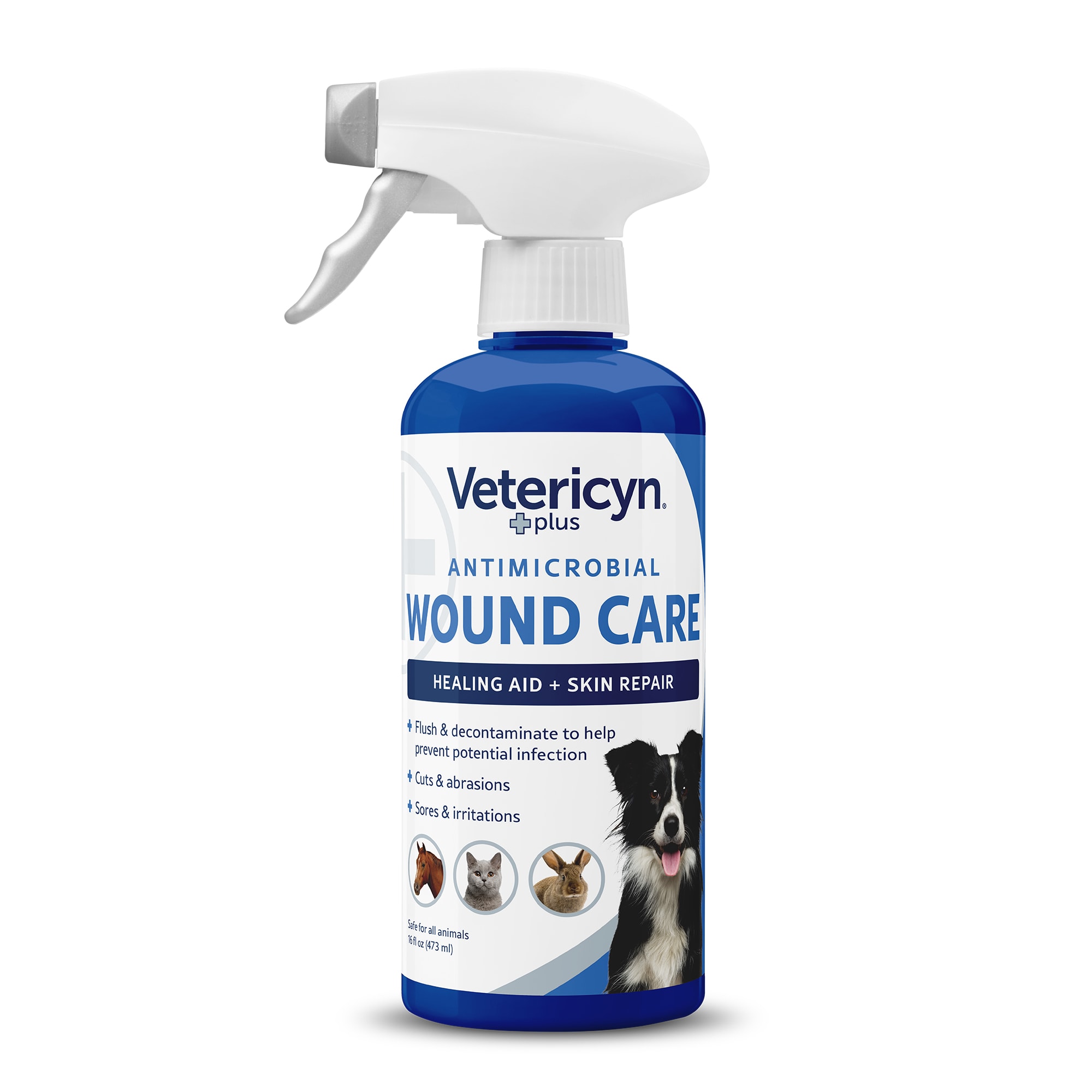 UPC 852009002000 product image for Vetericyn Plus Antimicrobial Pet Wound & Skin Care Spray, 16 fl. oz., 16 FZ | upcitemdb.com