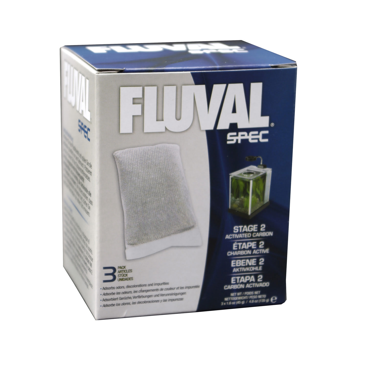 UPC 015561113779 product image for Fluval Spec Carbon Replacement Packs, 3-pack | upcitemdb.com