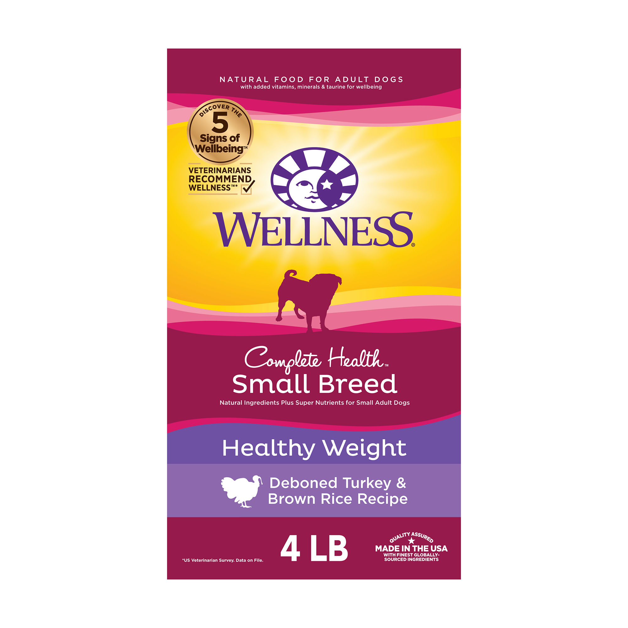 Photos - Dog Food Wellness Complete Health Natural Small Breed Healthy Weight Recip 