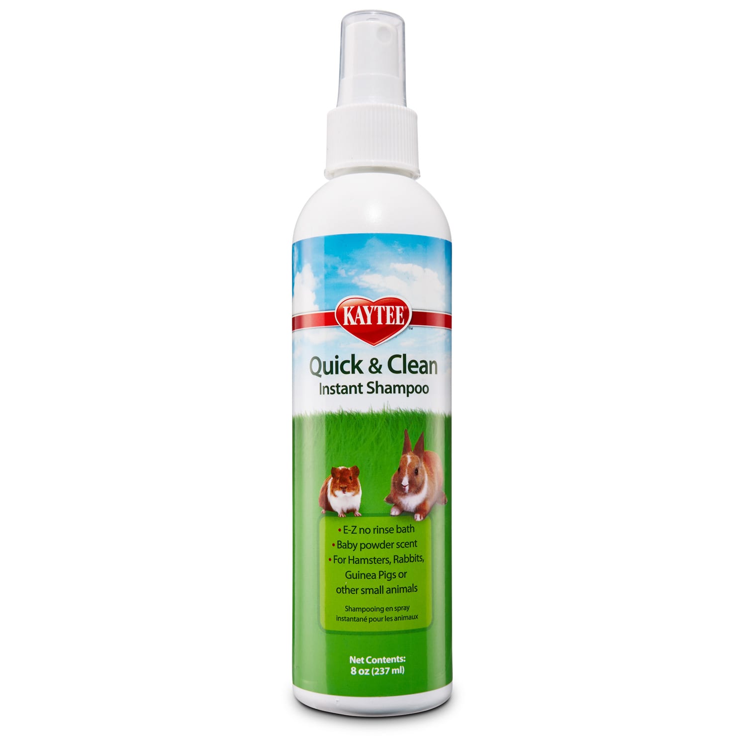 Photos - Other Pet Supplies Kaytee Quick & Clean Small Animal Shampoo Spray, 8 fl. oz., 8 fl. o 