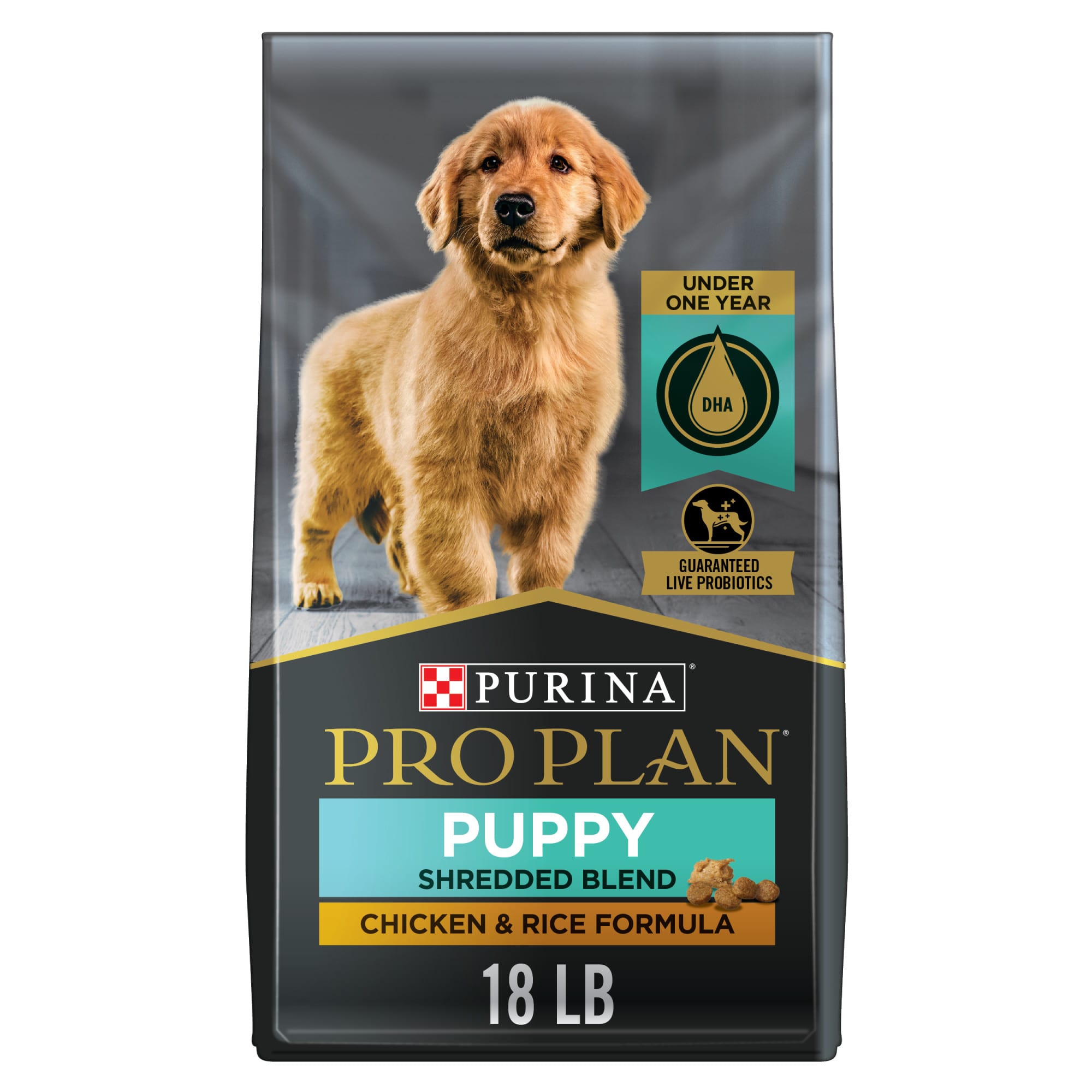 UPC 038100142887 product image for Purina Pro Plan High Protein Shredded Blend Chicken & Rice Formula Dry Puppy Foo | upcitemdb.com