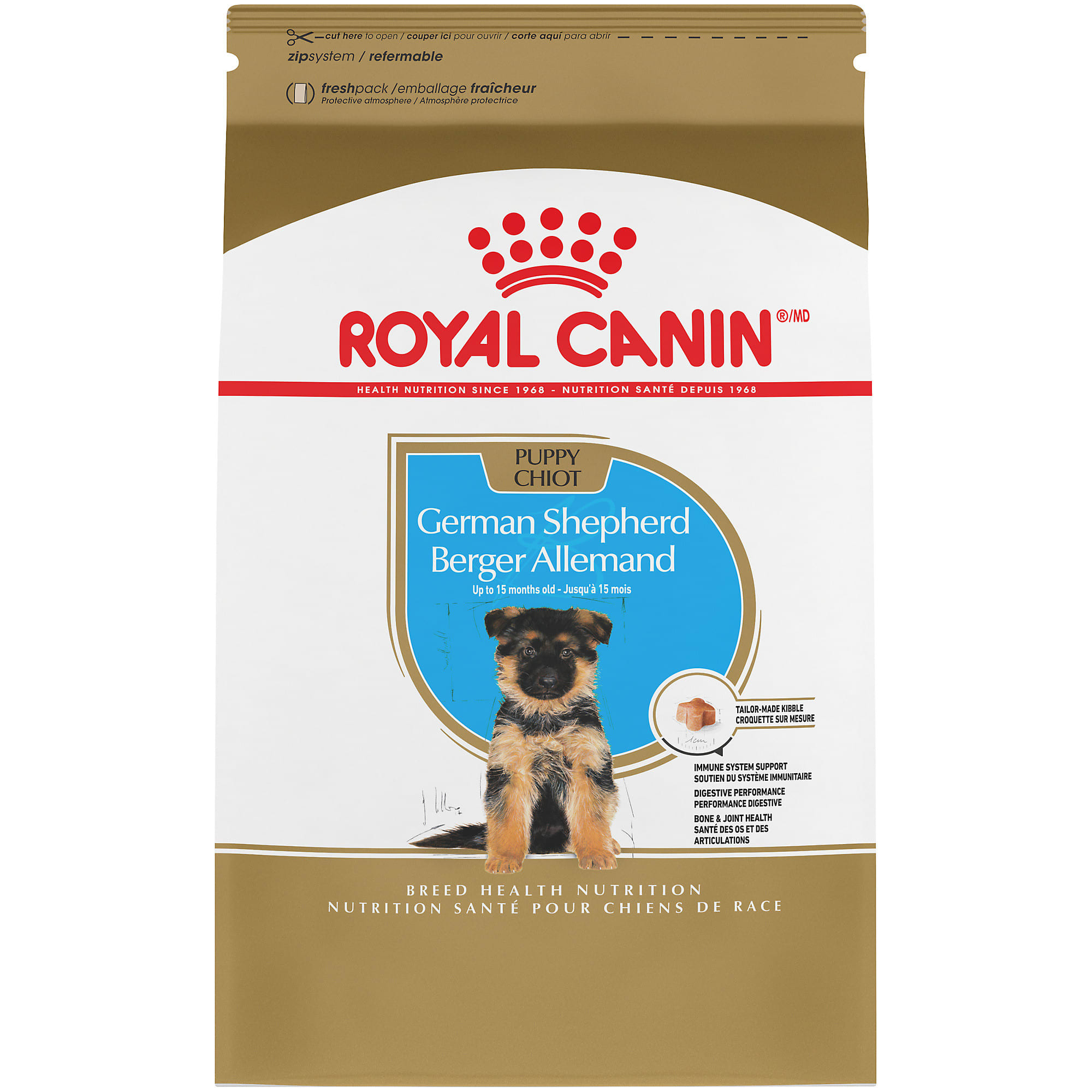 Photos - Dog Food Royal Canin Breed Health Nutrition German Shepherd Puppy Dry D 