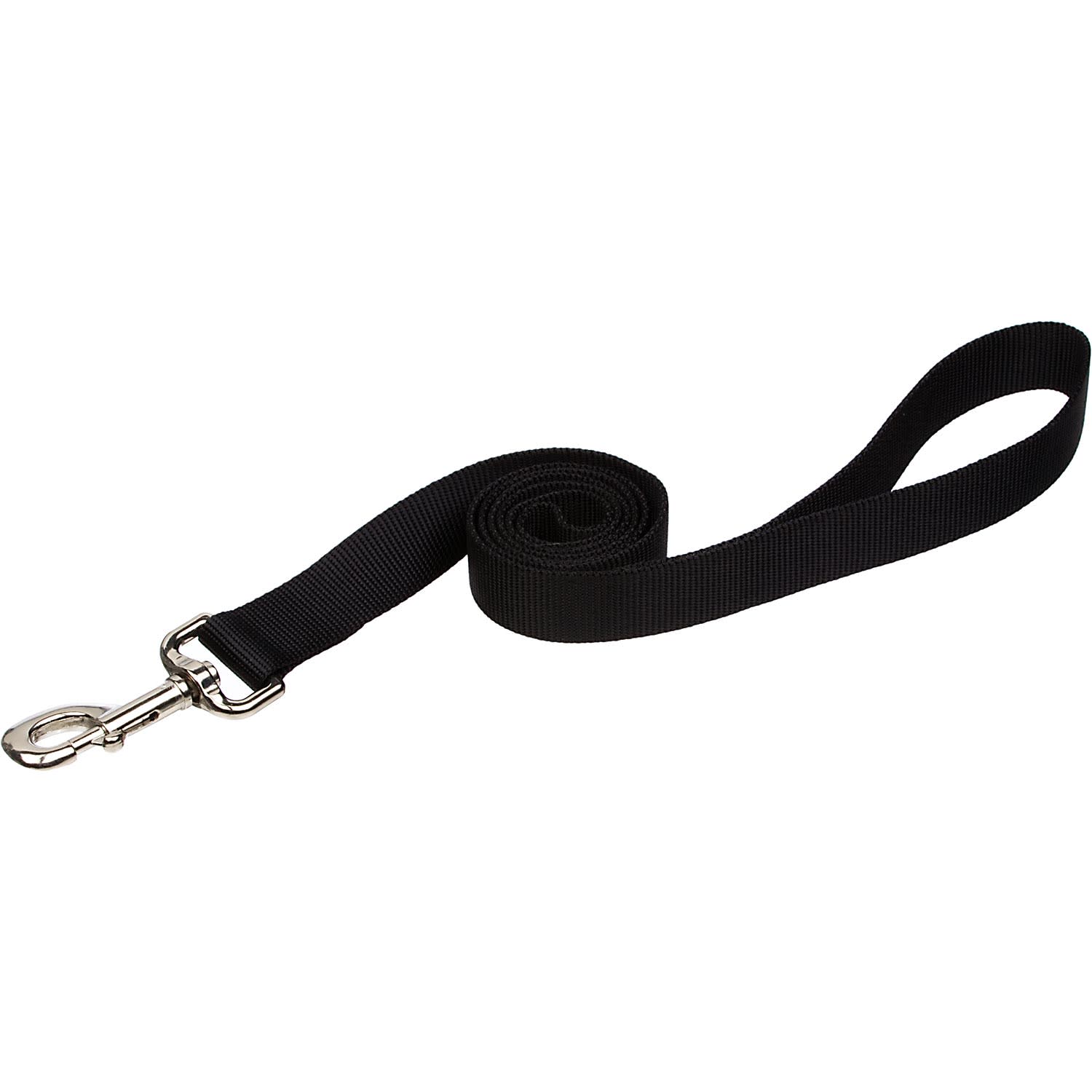 Photos - Collar / Harnesses Coastal Pet Nylon Personalized Dog Leash in Black, 4' L X 3/8" 