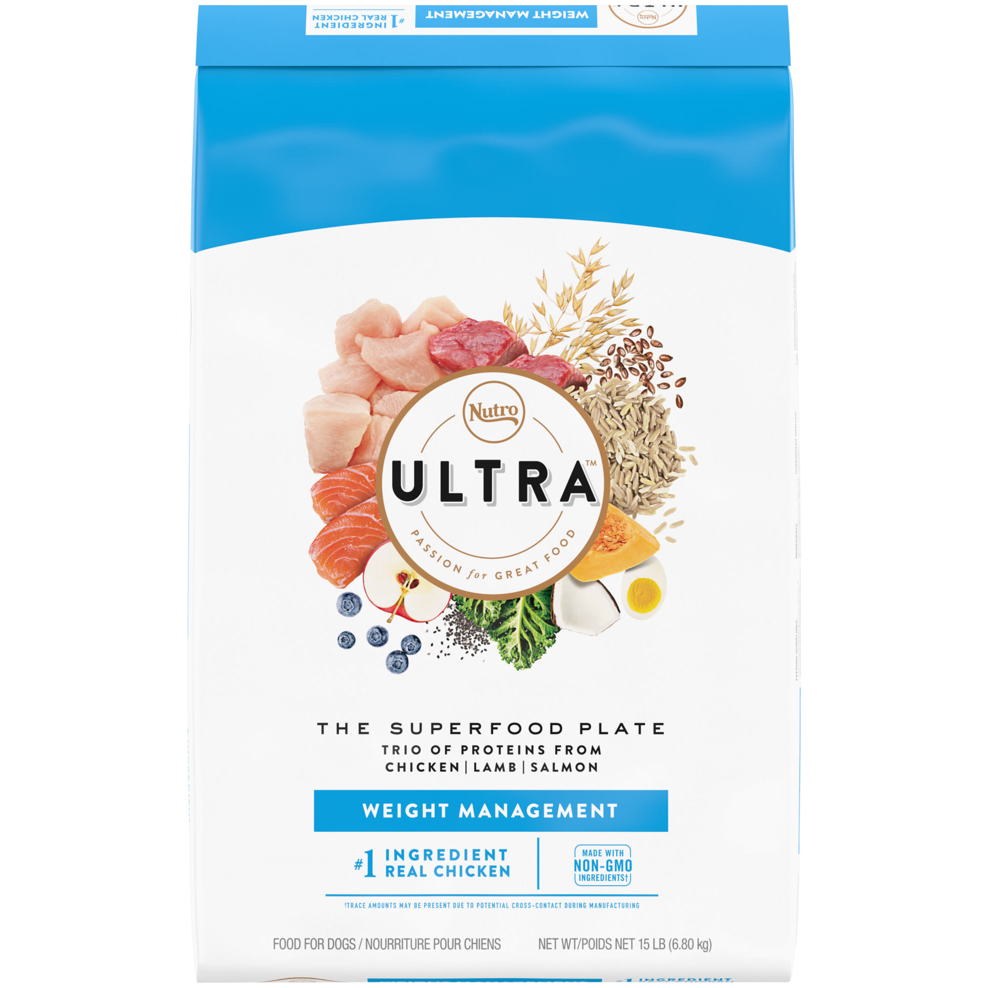 Photos - Dog Food Nutro Ultra - Weight Management  for Adults, Chicken Recipe 