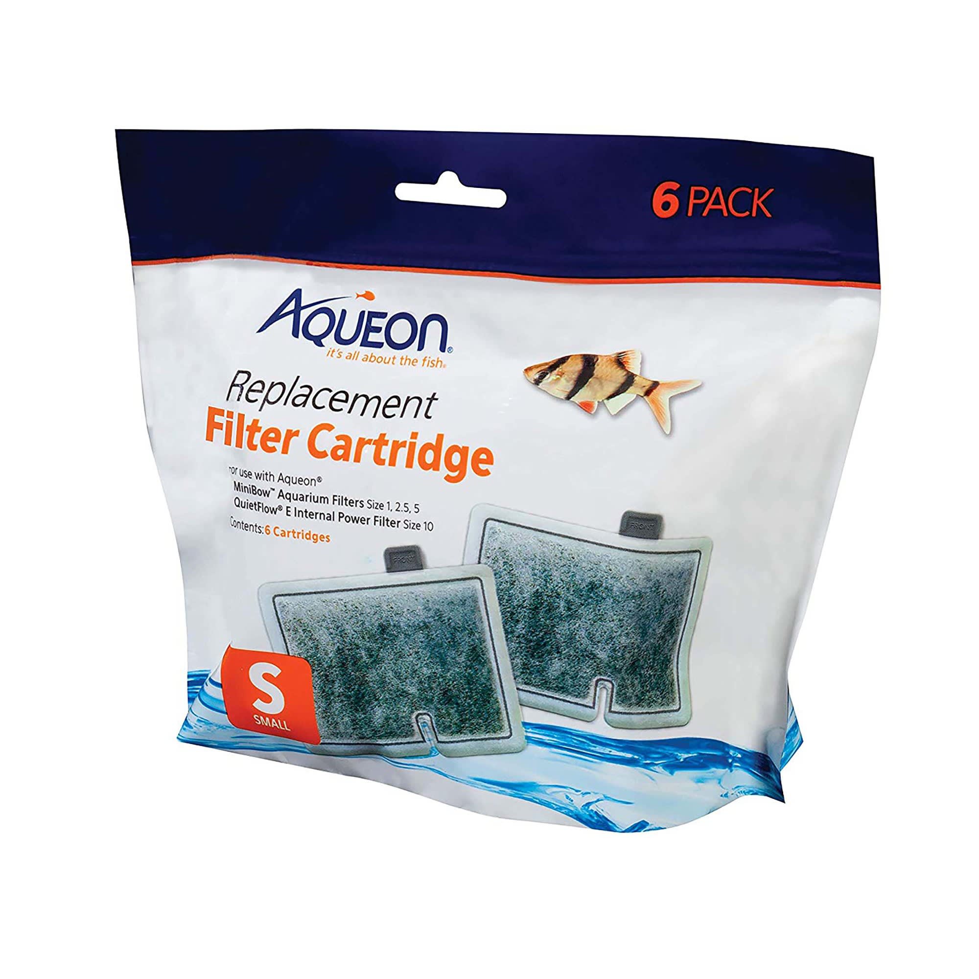 UPC 015905064170 product image for Aqueon MiniBow Replacement Filter Cartridges Small Pack of 6, 6 CT | upcitemdb.com