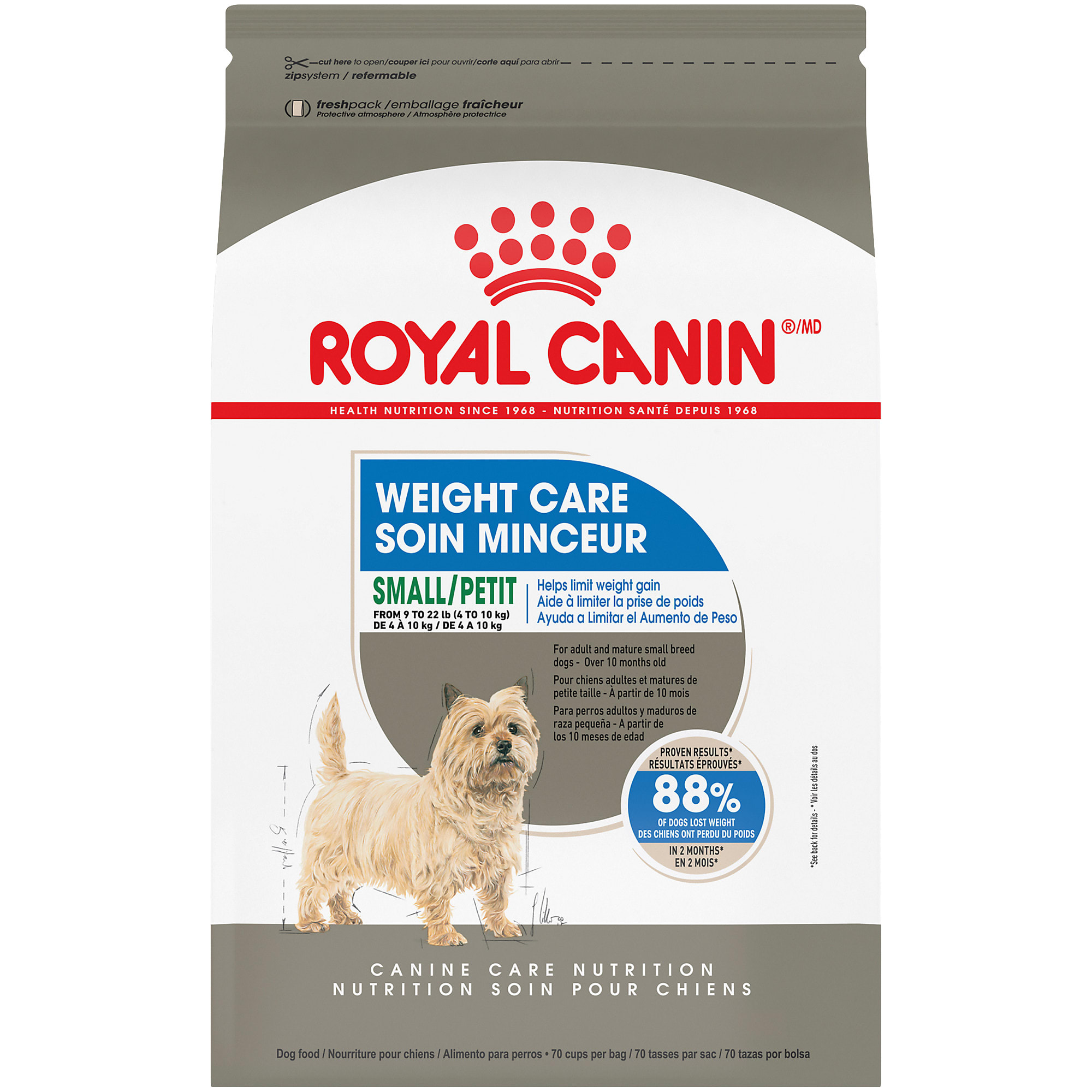 Photos - Dog Food Royal Canin Weight Care Adult Dry  for Small Breeds, 2 