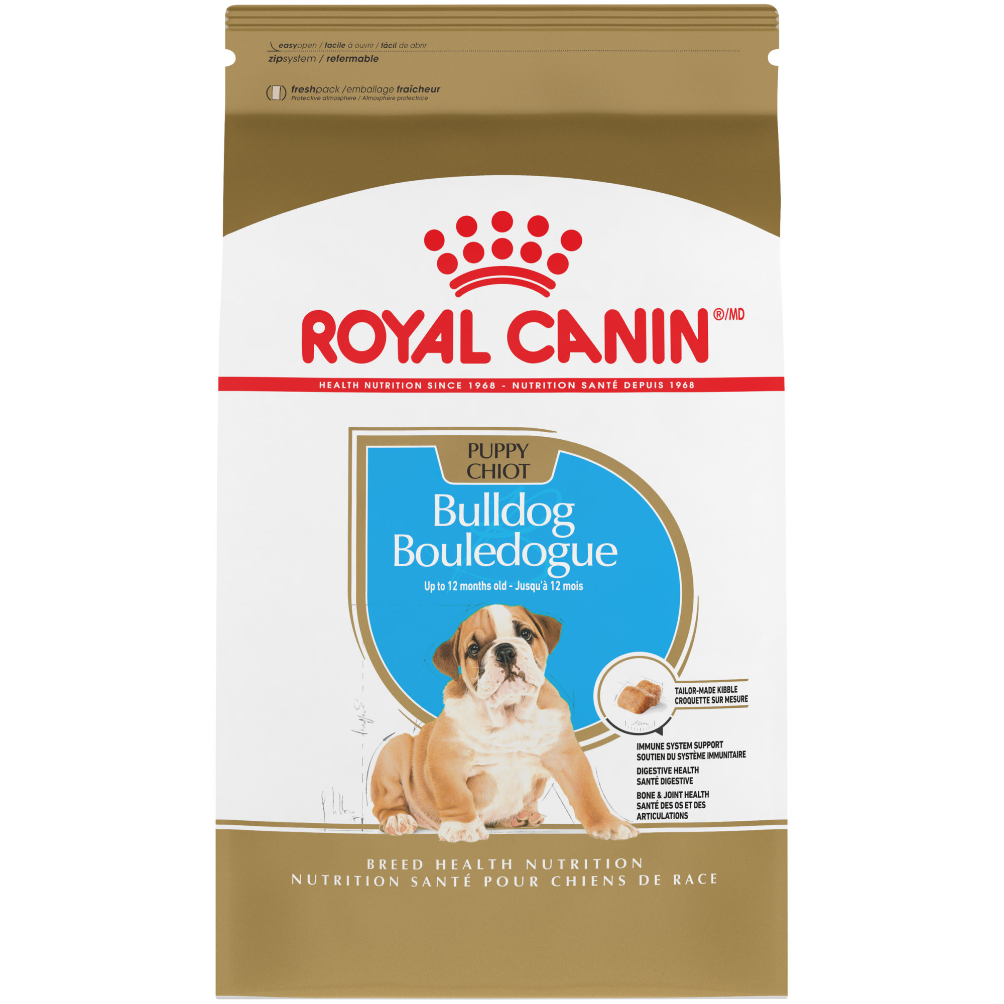 Photos - Dog Food Royal Canin  Bulldog Puppy  Formula, Dry  Ble 