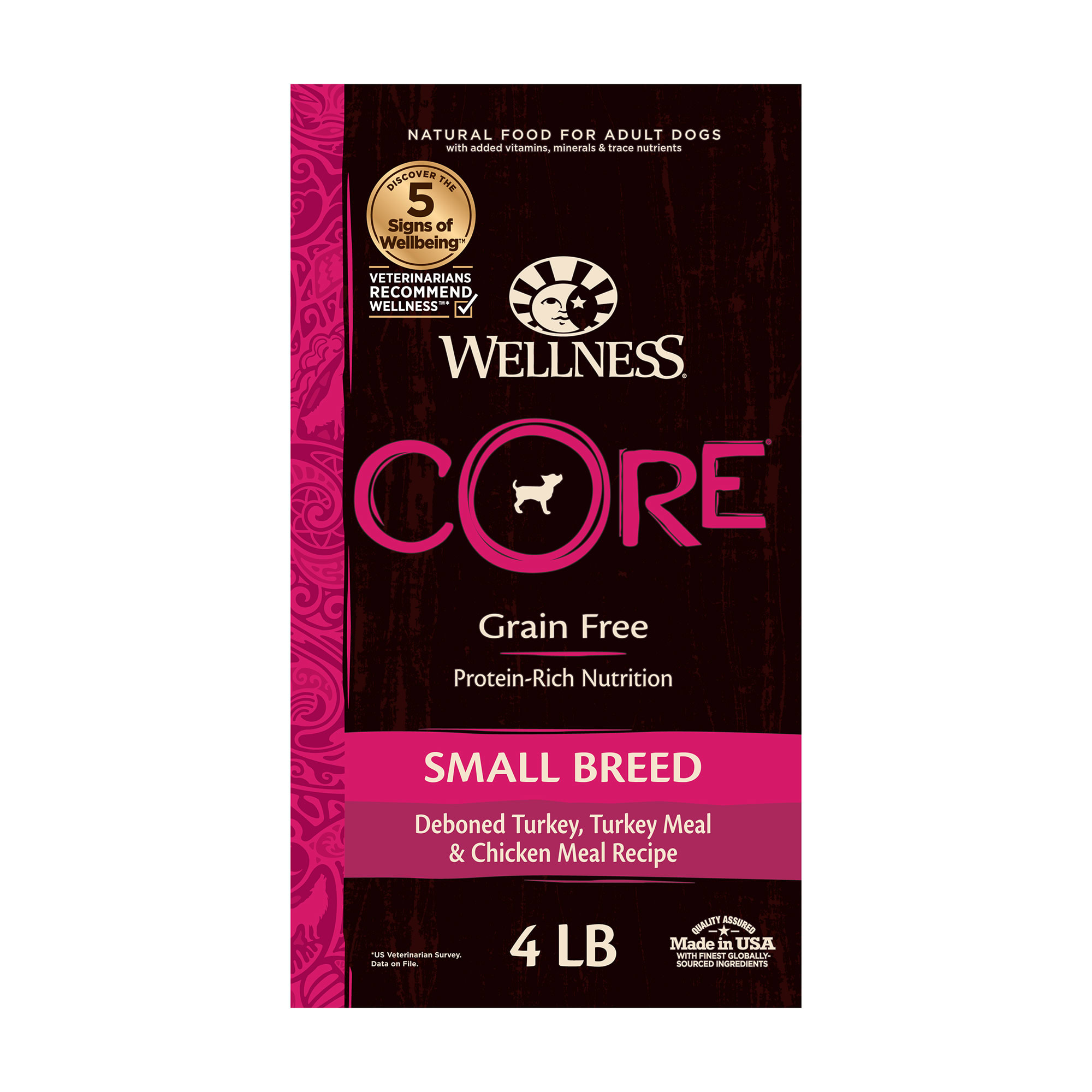 Photos - Dog Food Wellness CORE - Grain-Free Dry  for Small Breeds, Nutrien 