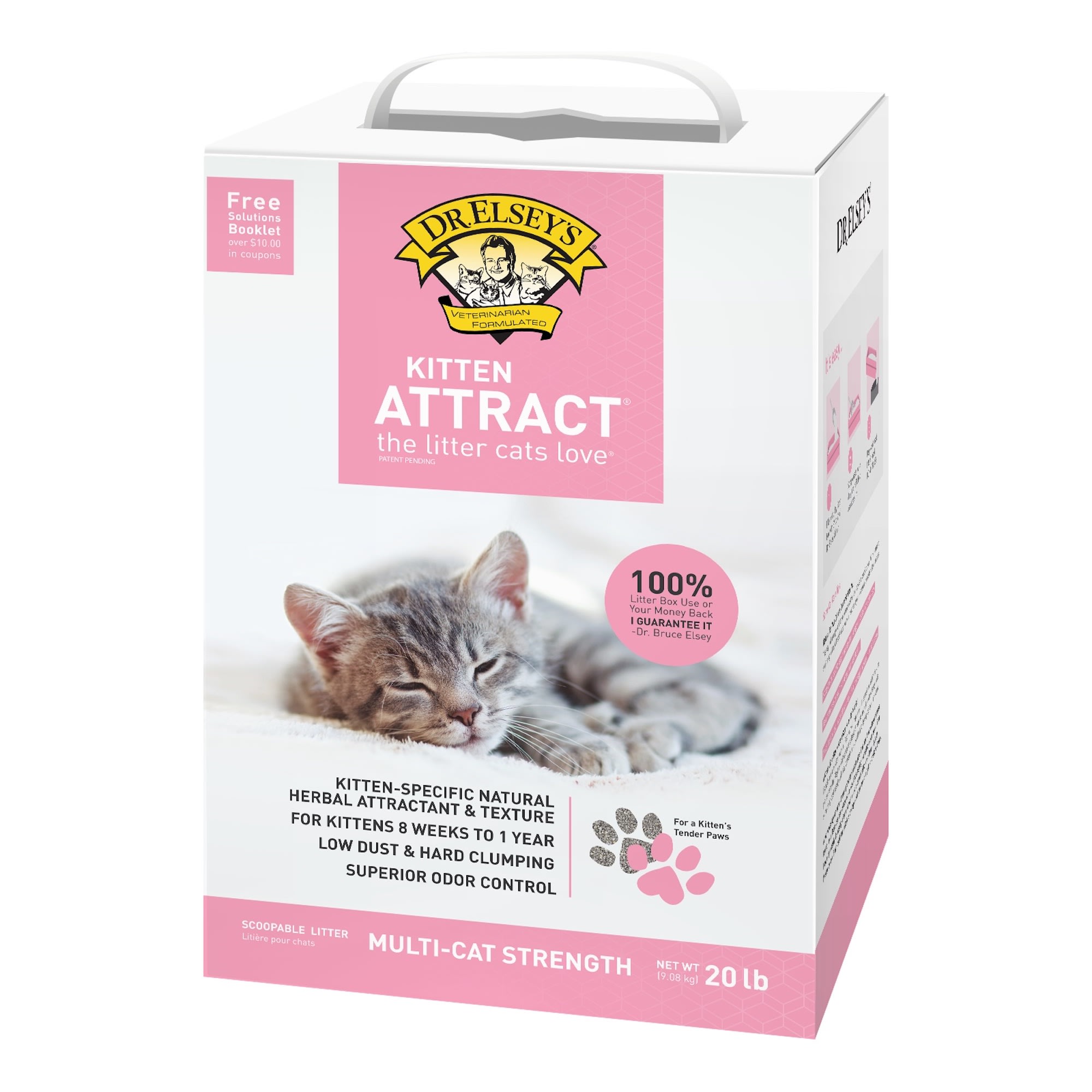 Photos - Other for Dogs Dr. Elsey's Dr. Elsey's Kitten Attract Clumping Clay Cat Litter, 20 lbs. 7