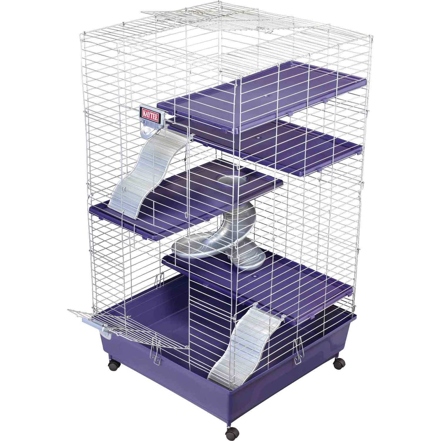 Photos - Rodent Cage / House Kaytee Ferret Home Plus, 24" L X 24" W X 41.5" H, 24 IN, Purple 100 