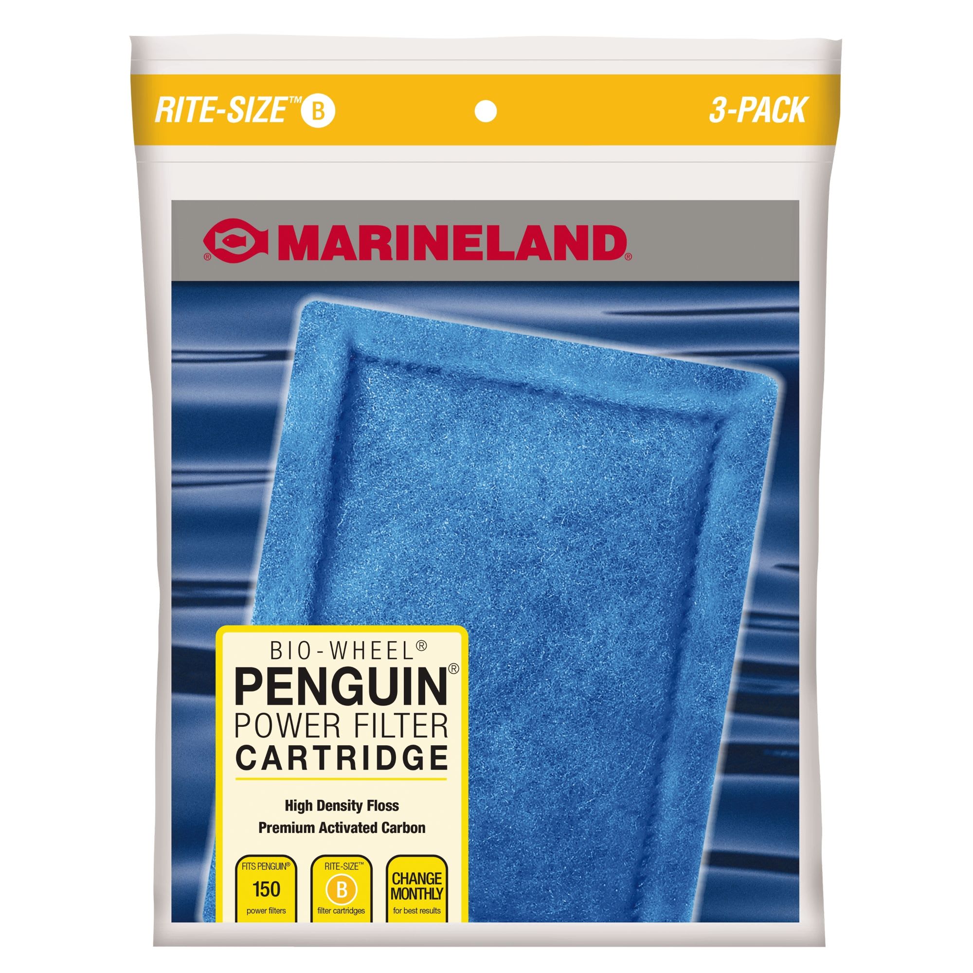 Photos - Aquarium Filter Marineland Rite-Size Bonded Filter Sleeve Three-Pack for Pengui 