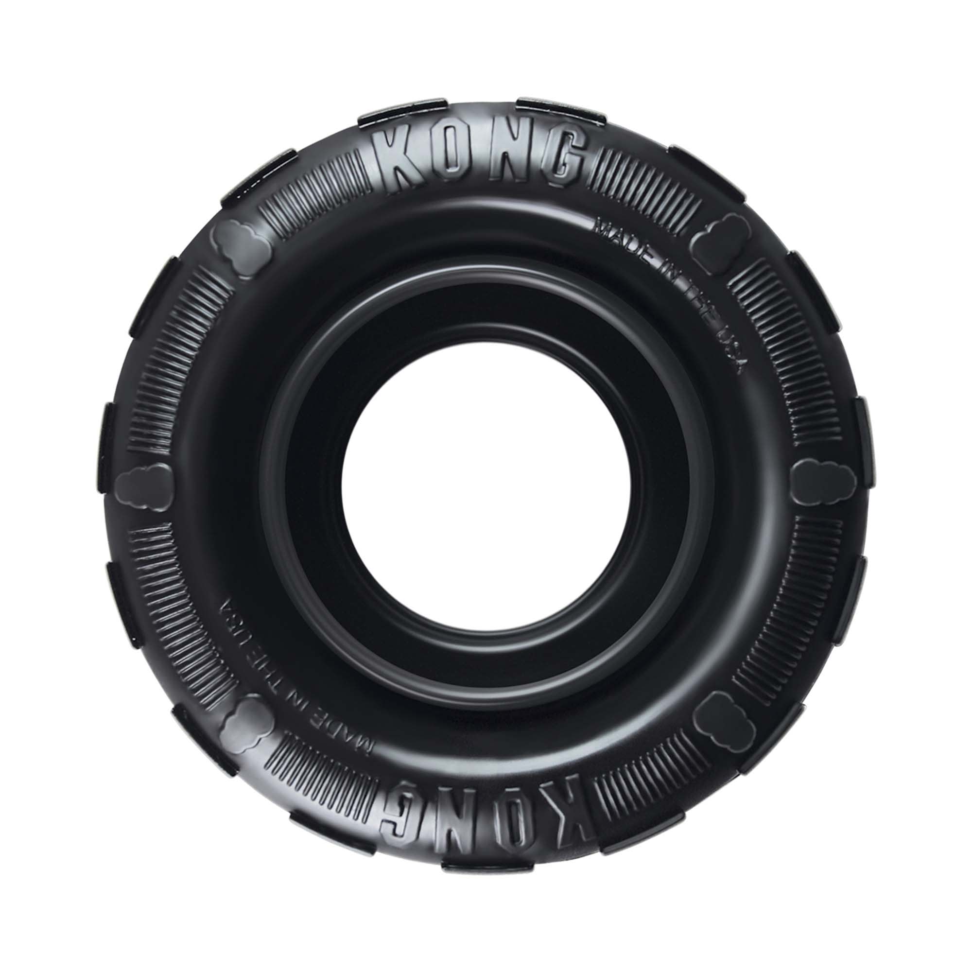 KONG Tires Dog Toy, Small, Black