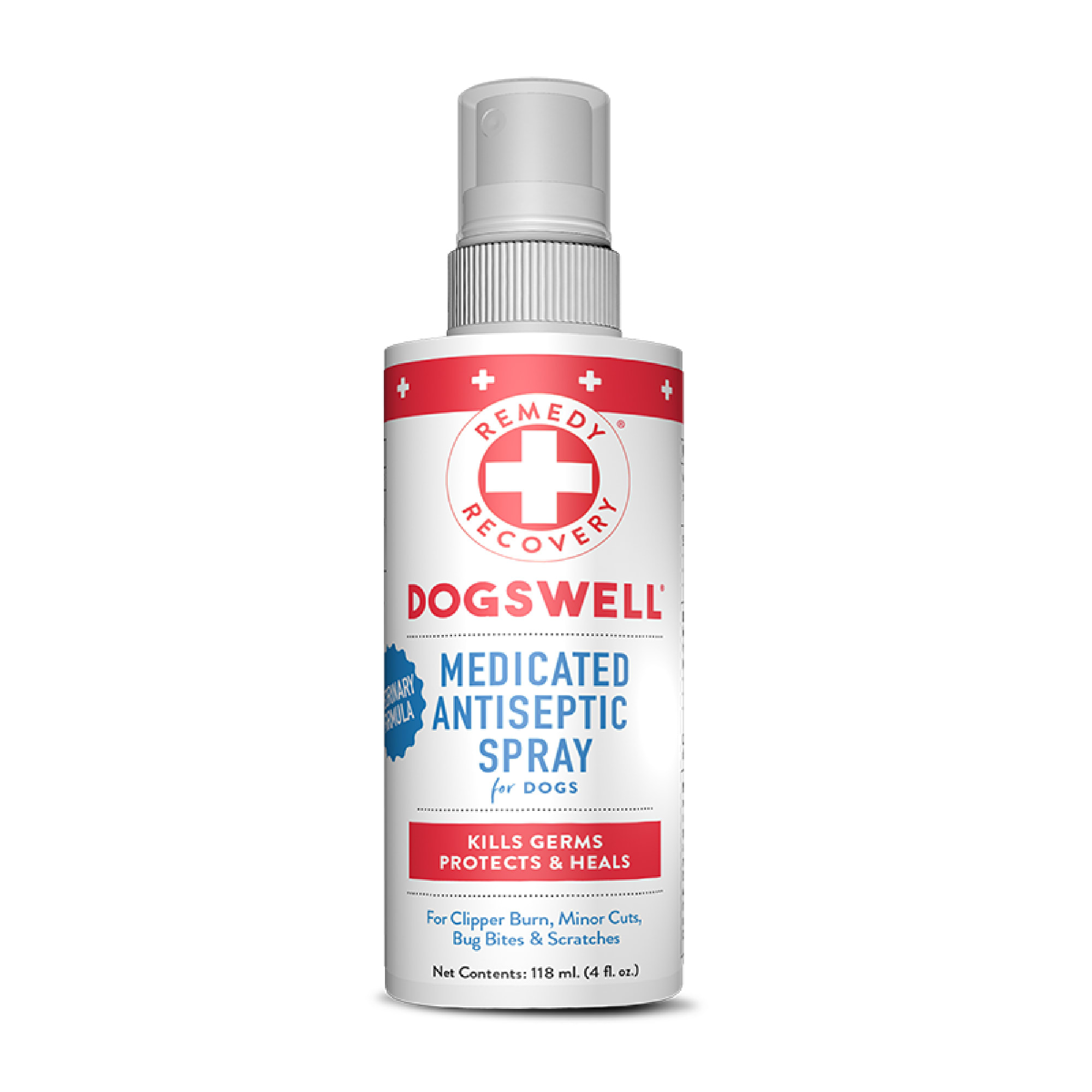 Photos - First Aid Kit Dogswell Remedy+Recovery Medicated Antiseptic Spray for Dogs, 4 f 
