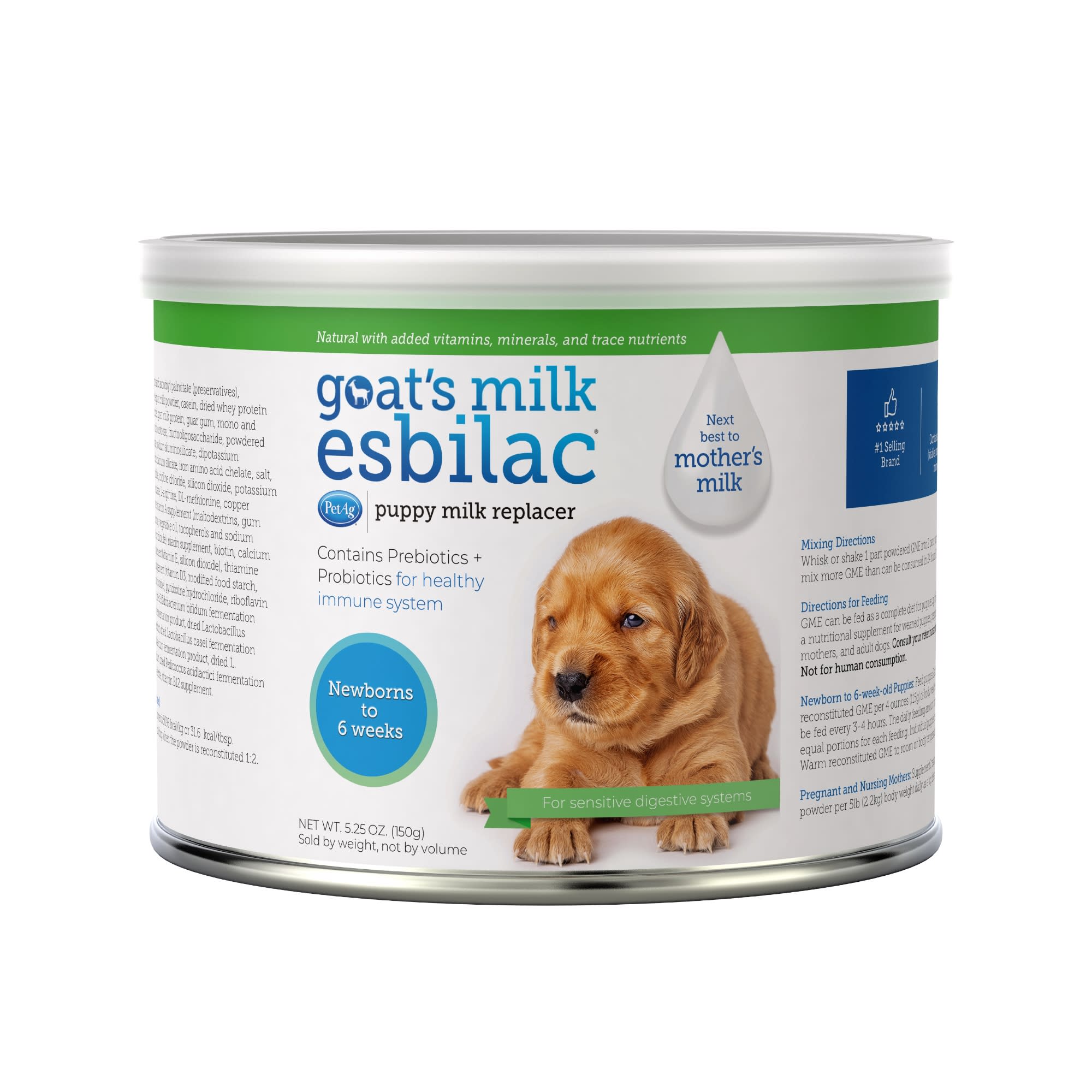 Photos - Dog Medicines & Vitamins PetAg PetAg Goats Milk Esbilac Powder for Puppies, 5.25 OZ 99459