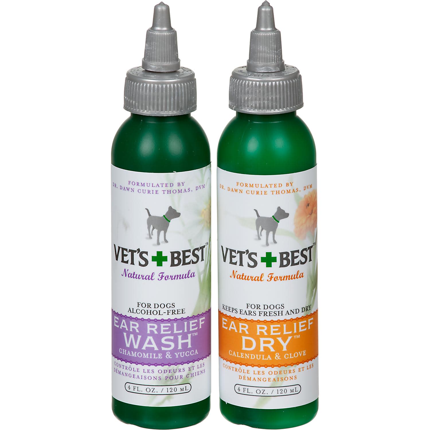 Photos - Other Pet Supplies Vets Best Vet's Best Vet's Best Ear Relief Wash & Dry for Dogs, 4 FZ, 4-oz bottle 31 