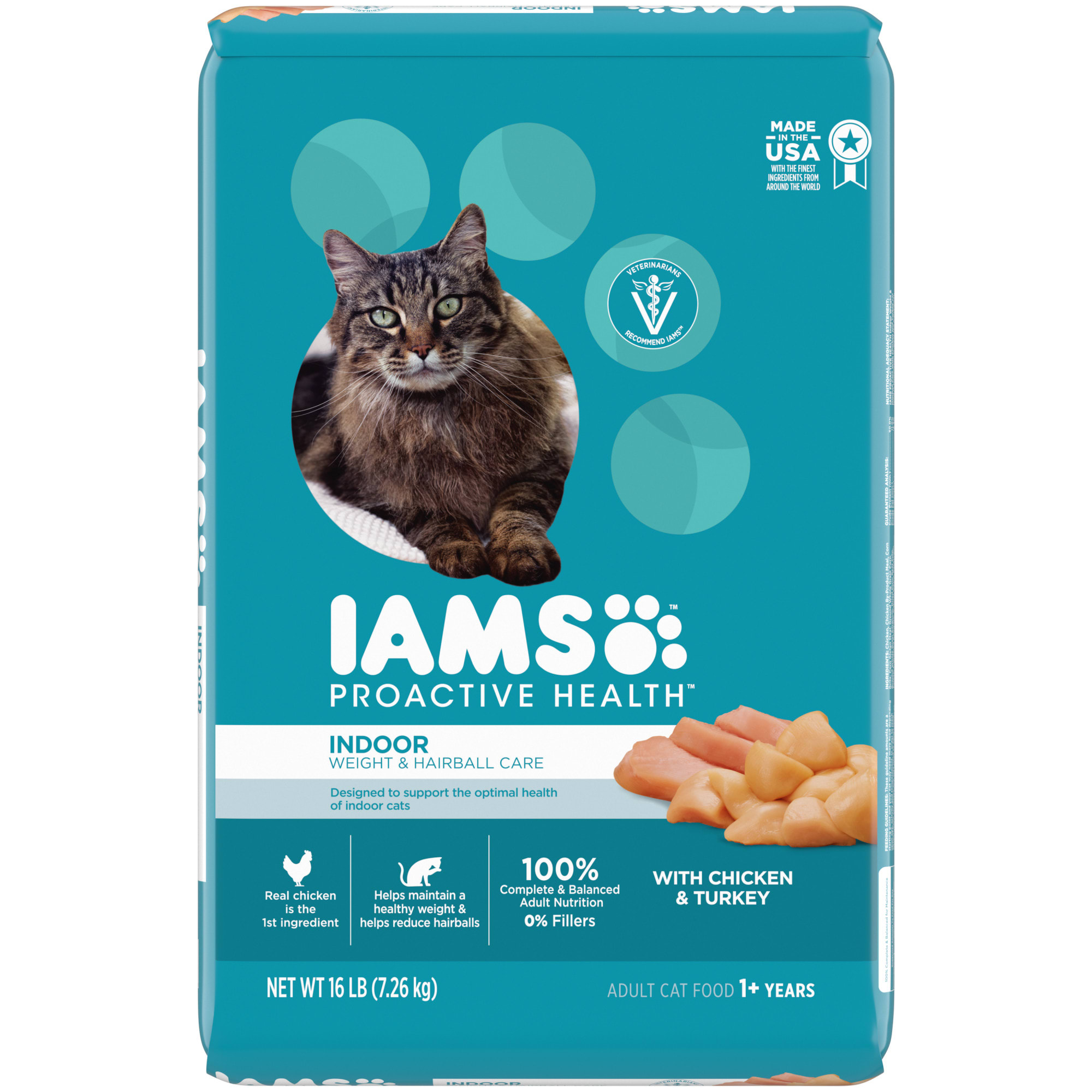 UPC 019014612147 product image for Iams ProActive Health Indoor Weight Control & Hairball Care Chicken & Turkey Adu | upcitemdb.com