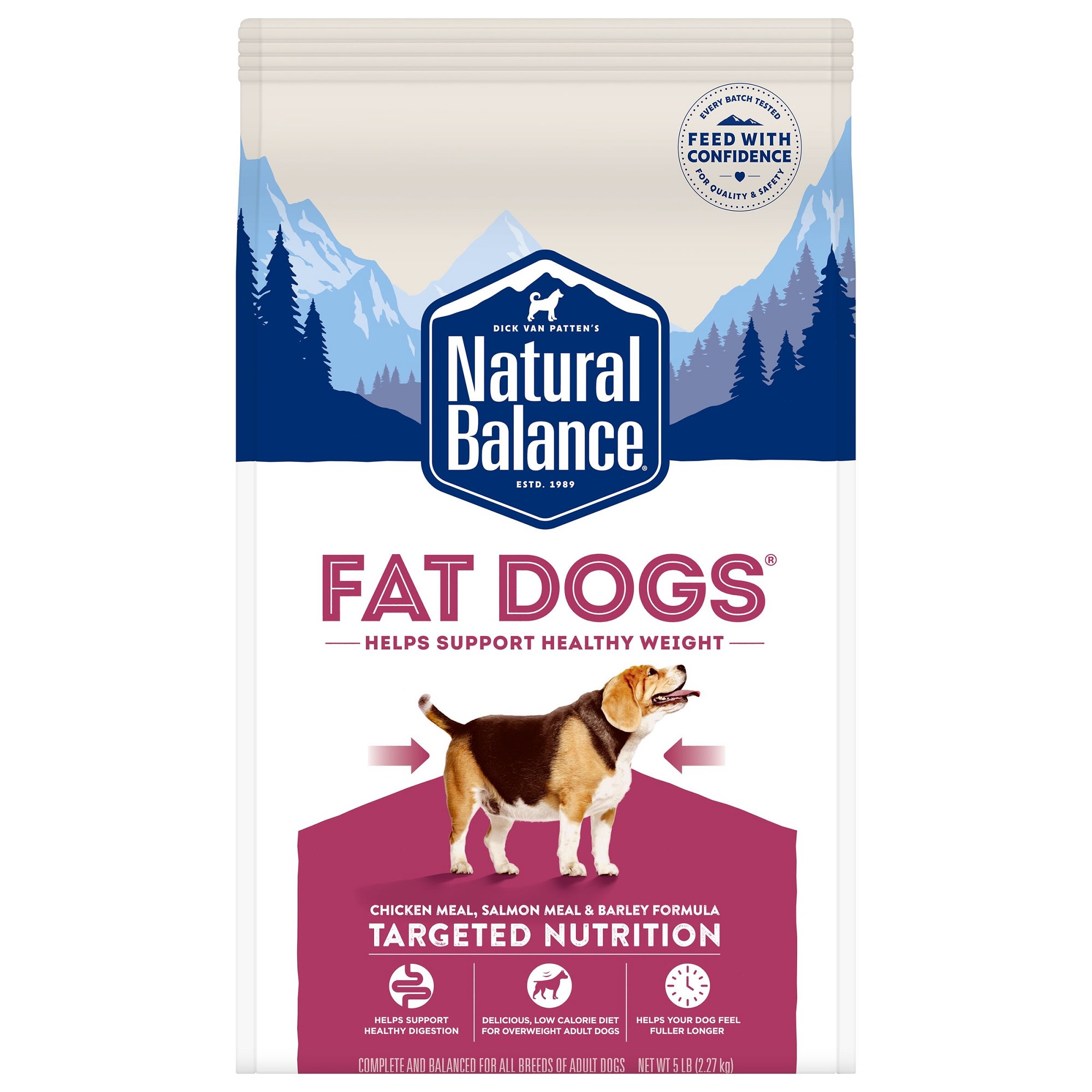 UPC 723633420075 product image for Natural Balance Fat Dogs Chicken Meal, Salmon Meal & Barley Formula Adult Dry Fo | upcitemdb.com