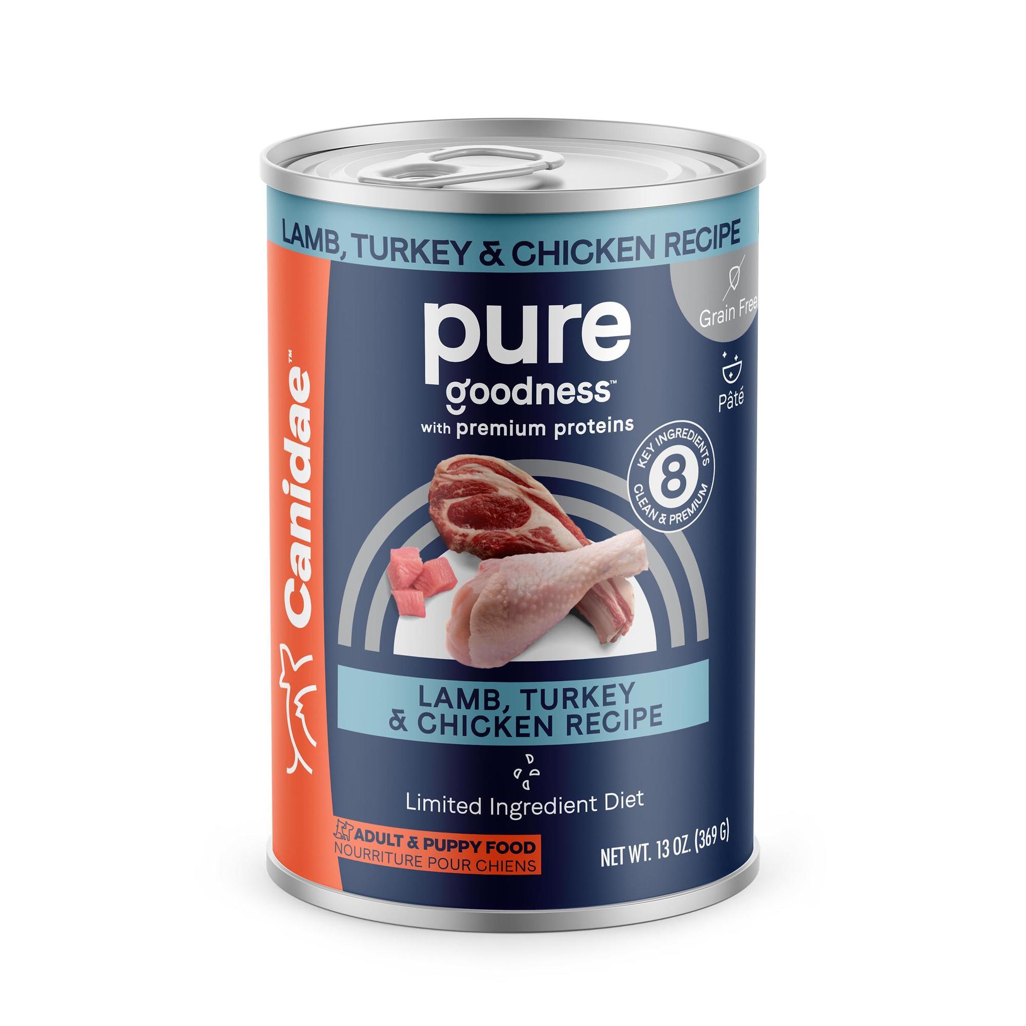 UPC 640461015139 product image for Canidae PURE Grain Free Limited Ingredient Diet Lamb, Turkey & Chicken Recipe We | upcitemdb.com