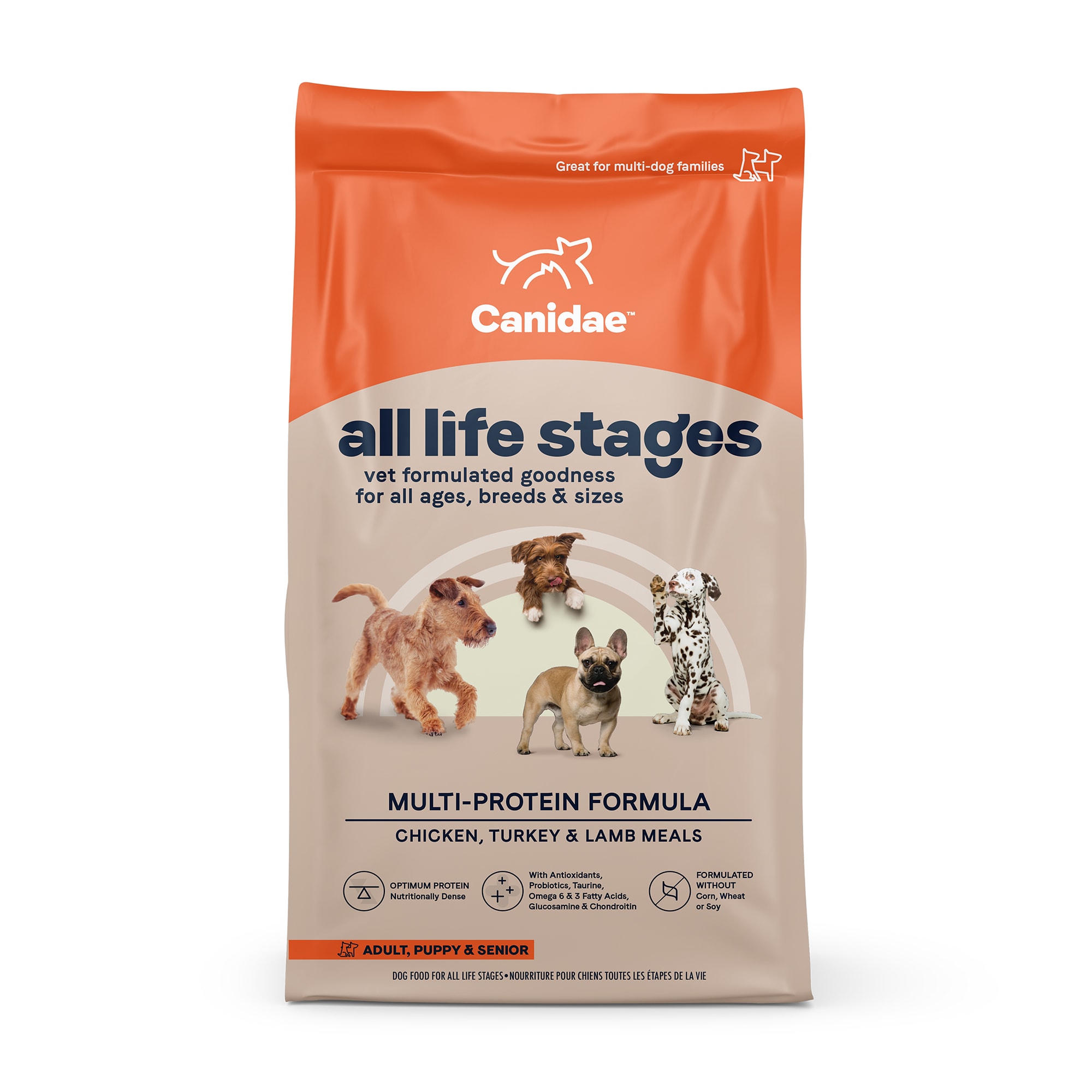 UPC 640461010301 product image for CANIDAE - All Stages Dog Food - Turkey, Fish, Lamb, & Chicken Formulated Dry Dog | upcitemdb.com