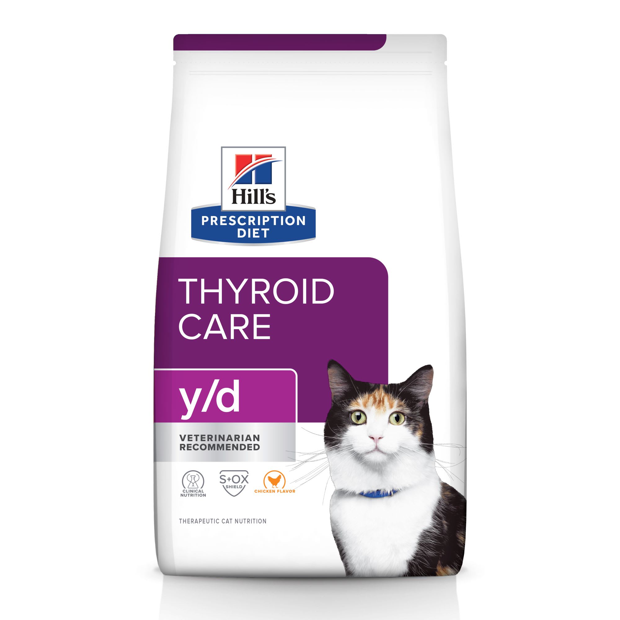 Photos - Cat Food Hills Hill's Prescription Diet Hill's Prescription Diet y/d Thyroid Care Chicken 