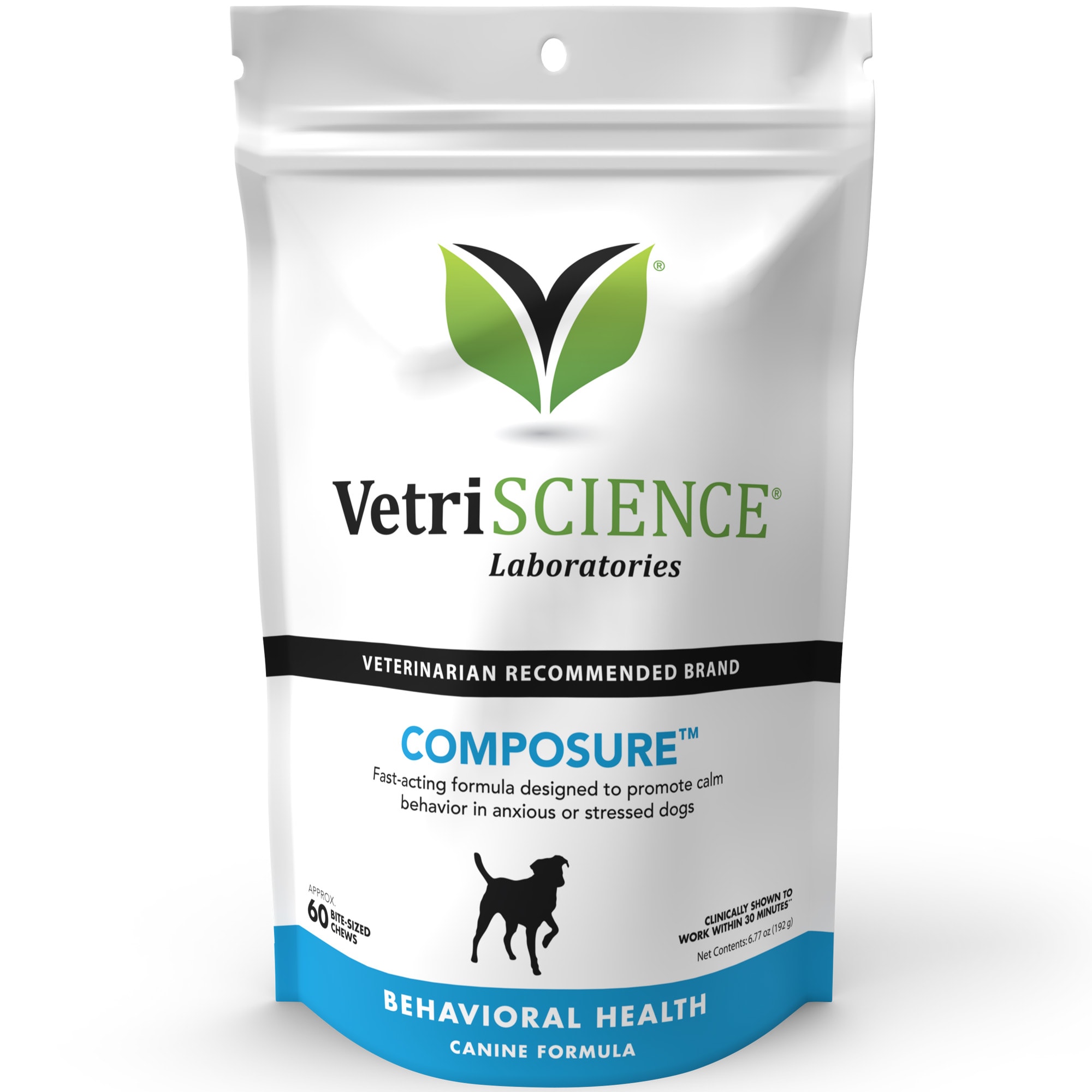 Photos - Dog Medicines & Vitamins VetriSCIENCE Composure Dog Calming Chews, Count of 60 0900780 