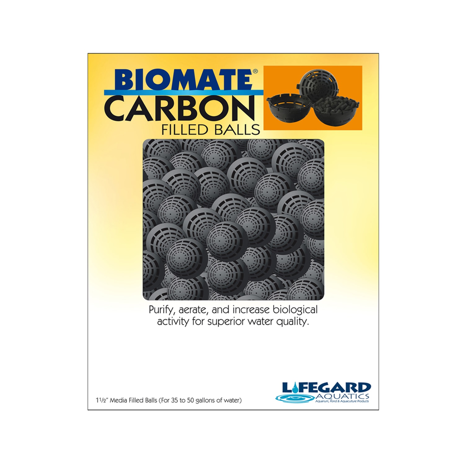 UPC 788379506544 product image for Lifegard Aquatics Bio-Mate Carbon Refillable Media Balls, 1.5