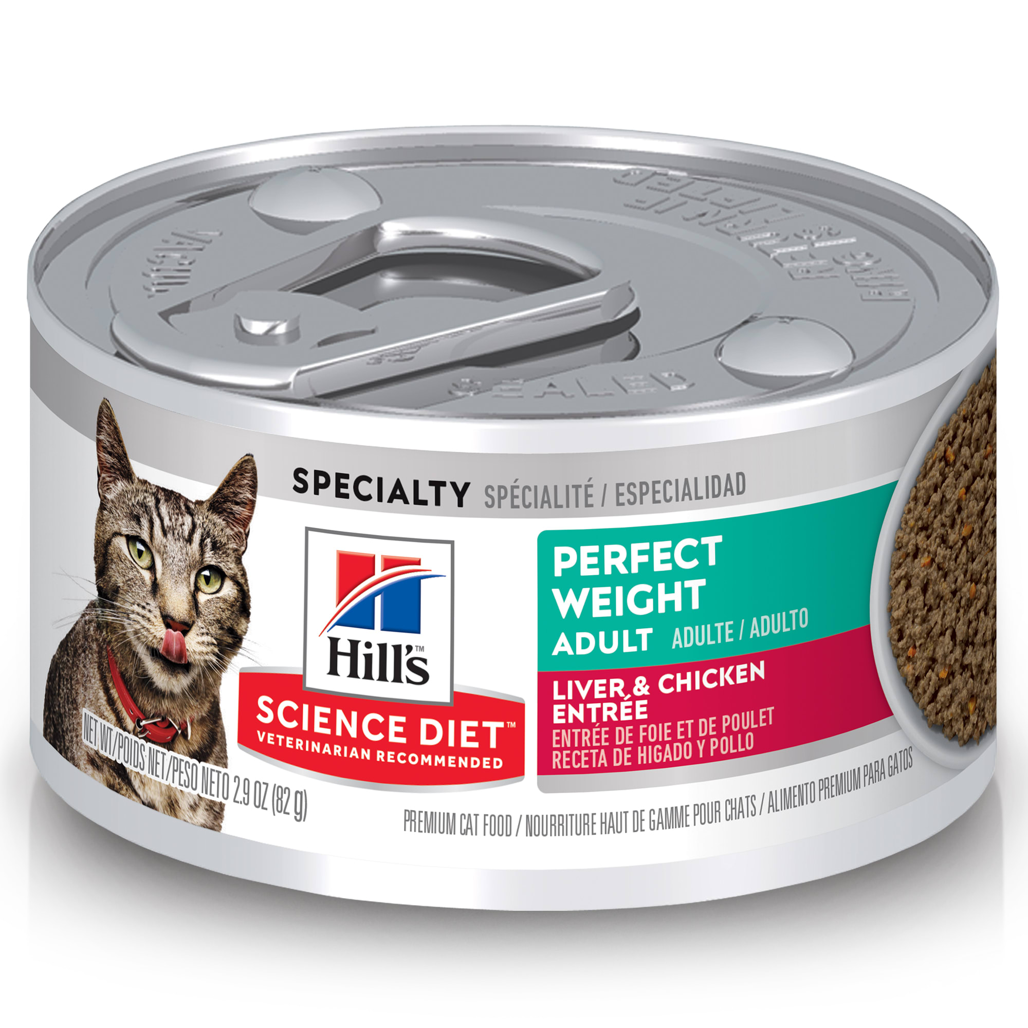 UPC 052742297415 product image for Hill's Science Diet Adult Perfect Weight Liver & Chicken Entree Canned Cat Food, | upcitemdb.com