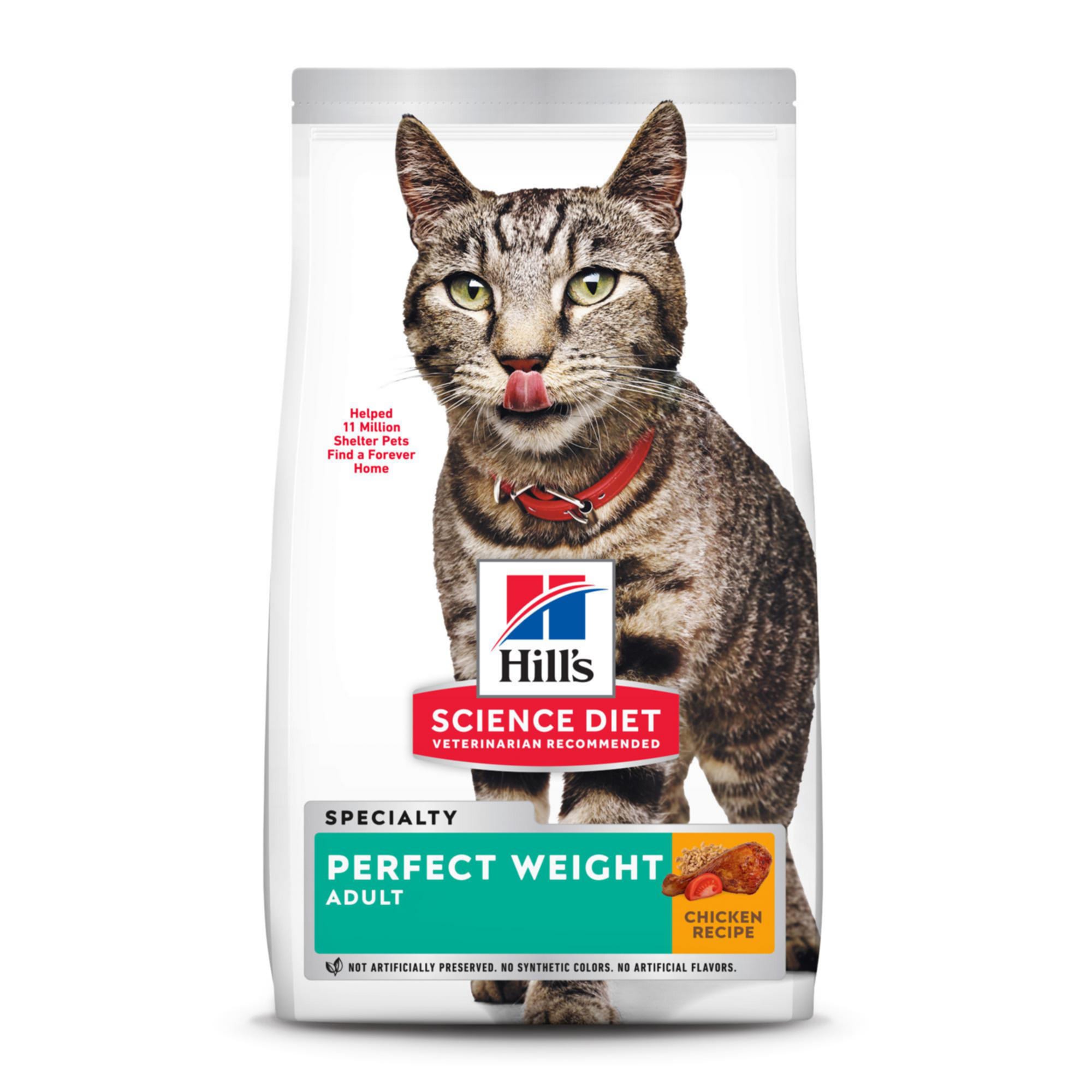 Photos - Cat Food Hills Hill's Hill's Science Diet Adult Perfect Weight Chicken Recipe Dry Cat Foo 
