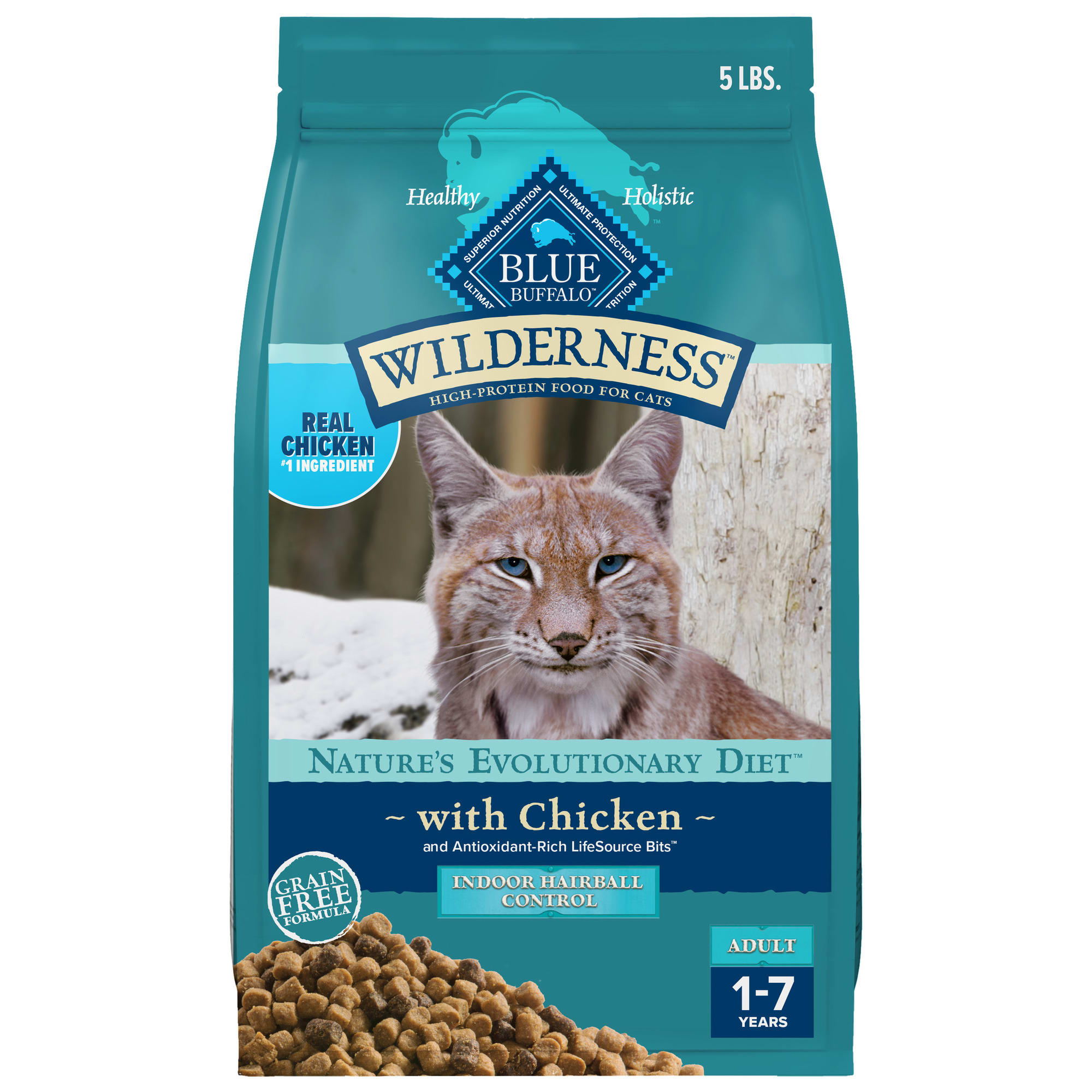 Photos - Cat Food Blue Buffalo Wilderness Chicken, High-Protein & Grain-Free Fo 