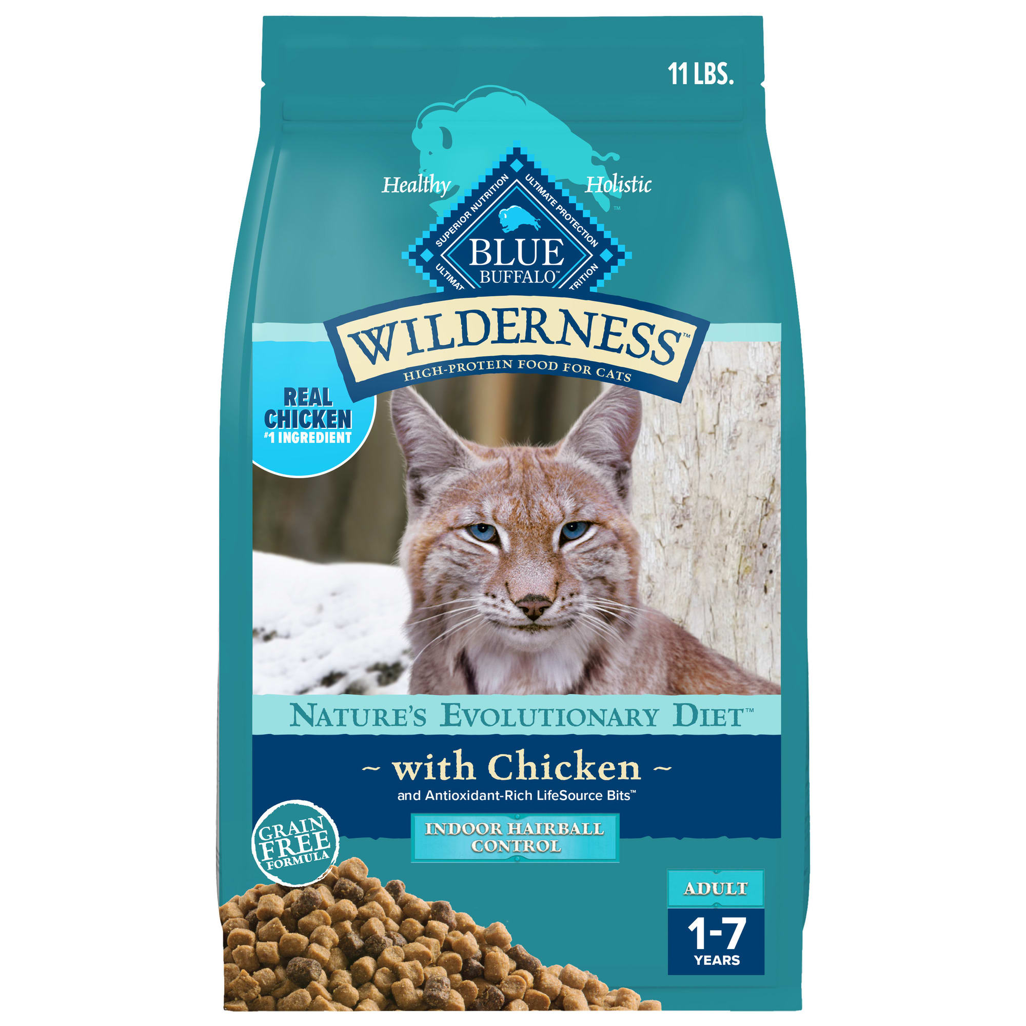 Photos - Cat Food Blue Buffalo Wilderness Natural Adult High Protein Grain Free 